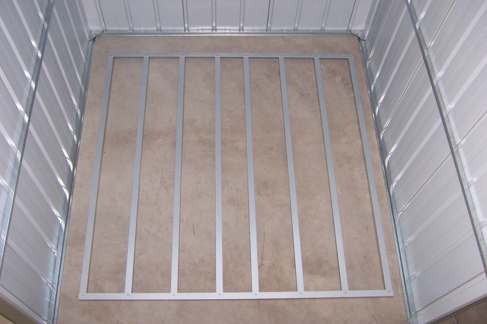 YARDMASTER Gerätehaus »Brandenburg 1012«, Metall, mit Bodenrahmen