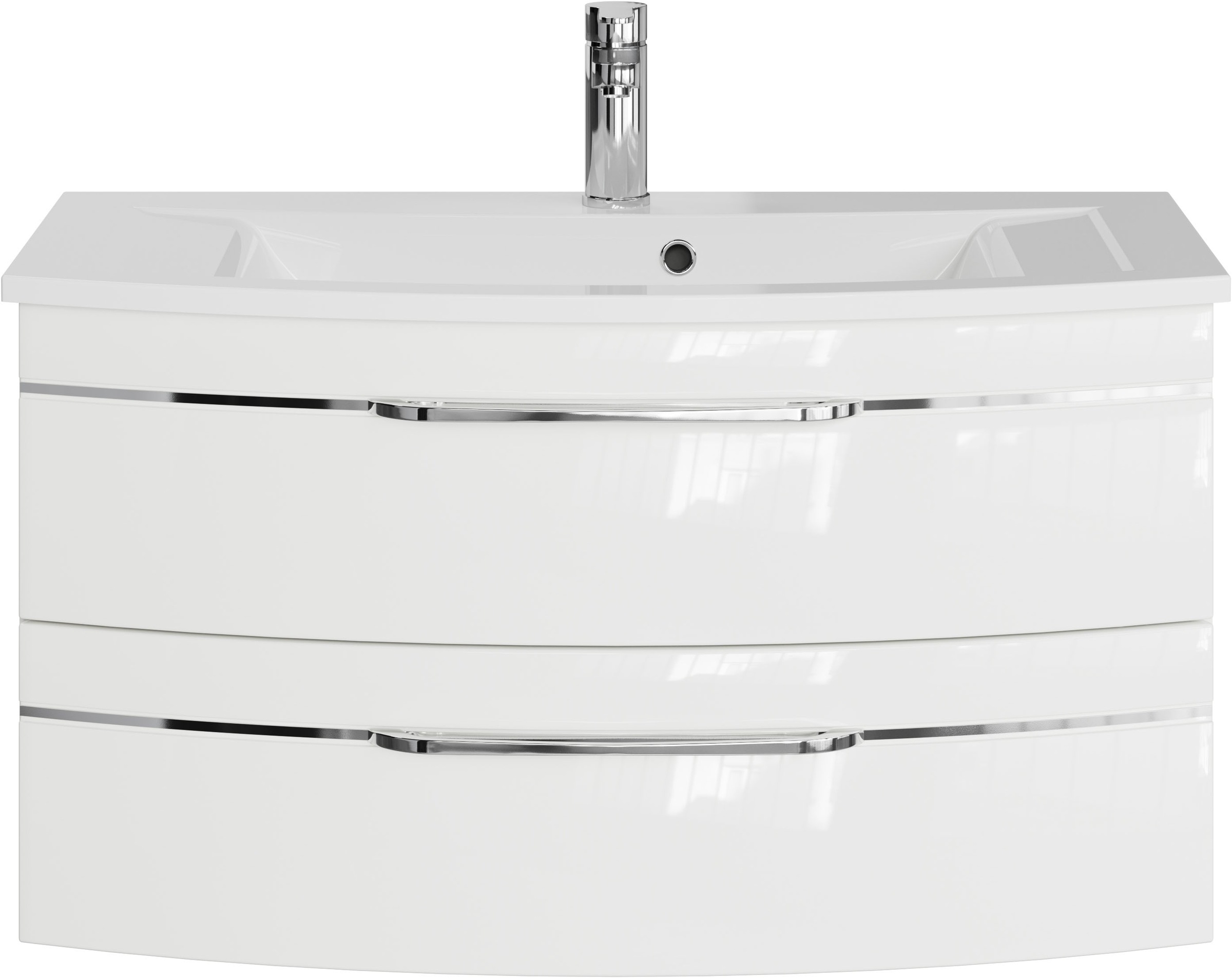 Saphir Waschtisch »Serie 7045 Mineralmarmor-Waschtisch und Unterschrank, 91 günstig online kaufen