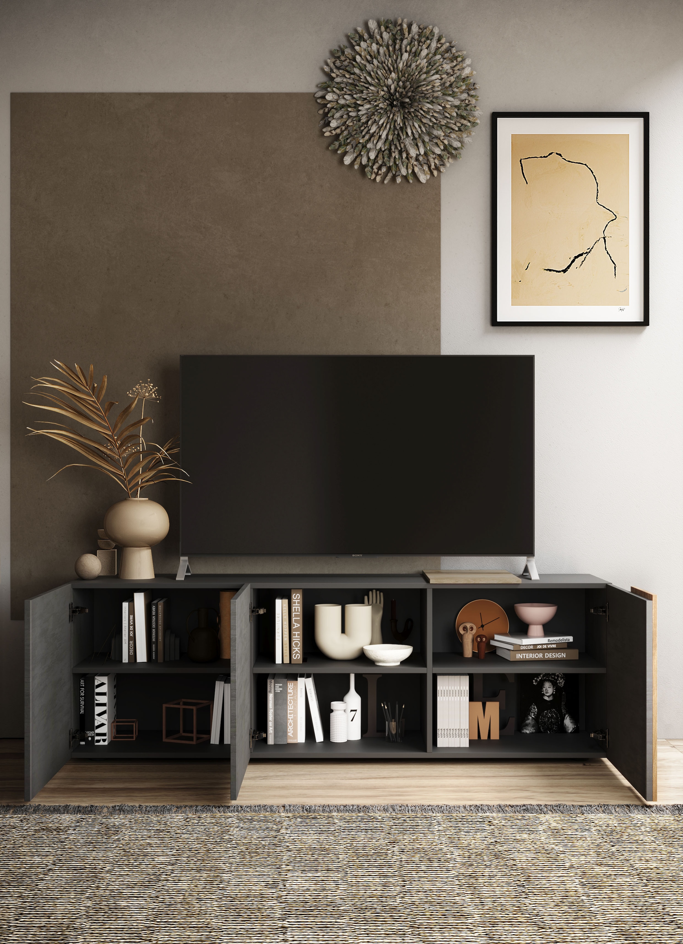INOSIGN Lowboard »Venus, TV-Bank«, Breite 181 cm