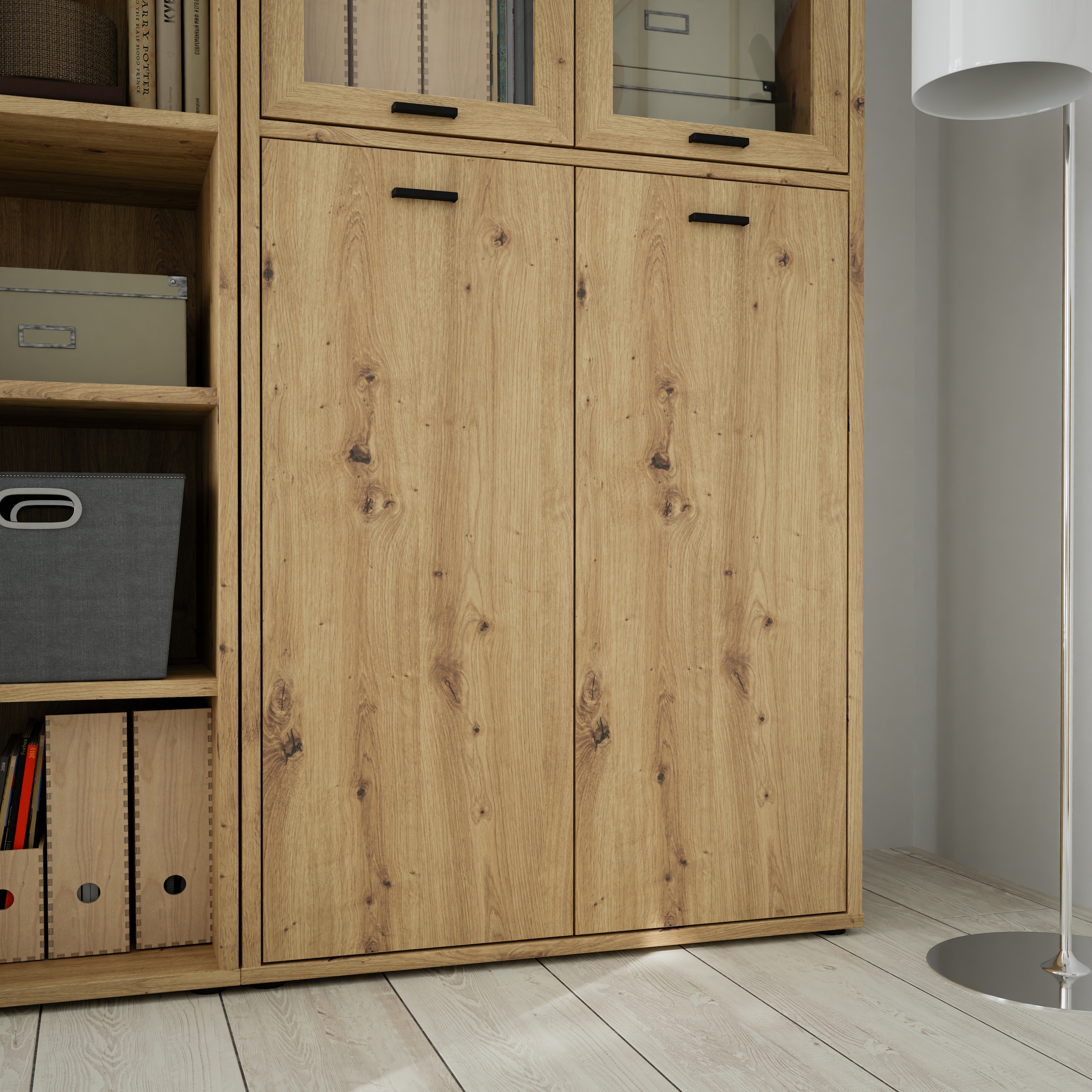 FORTE Schranktür »Goldsboro« 2 Stk. tlg. wahlweise mit Holzoptik oder Glas