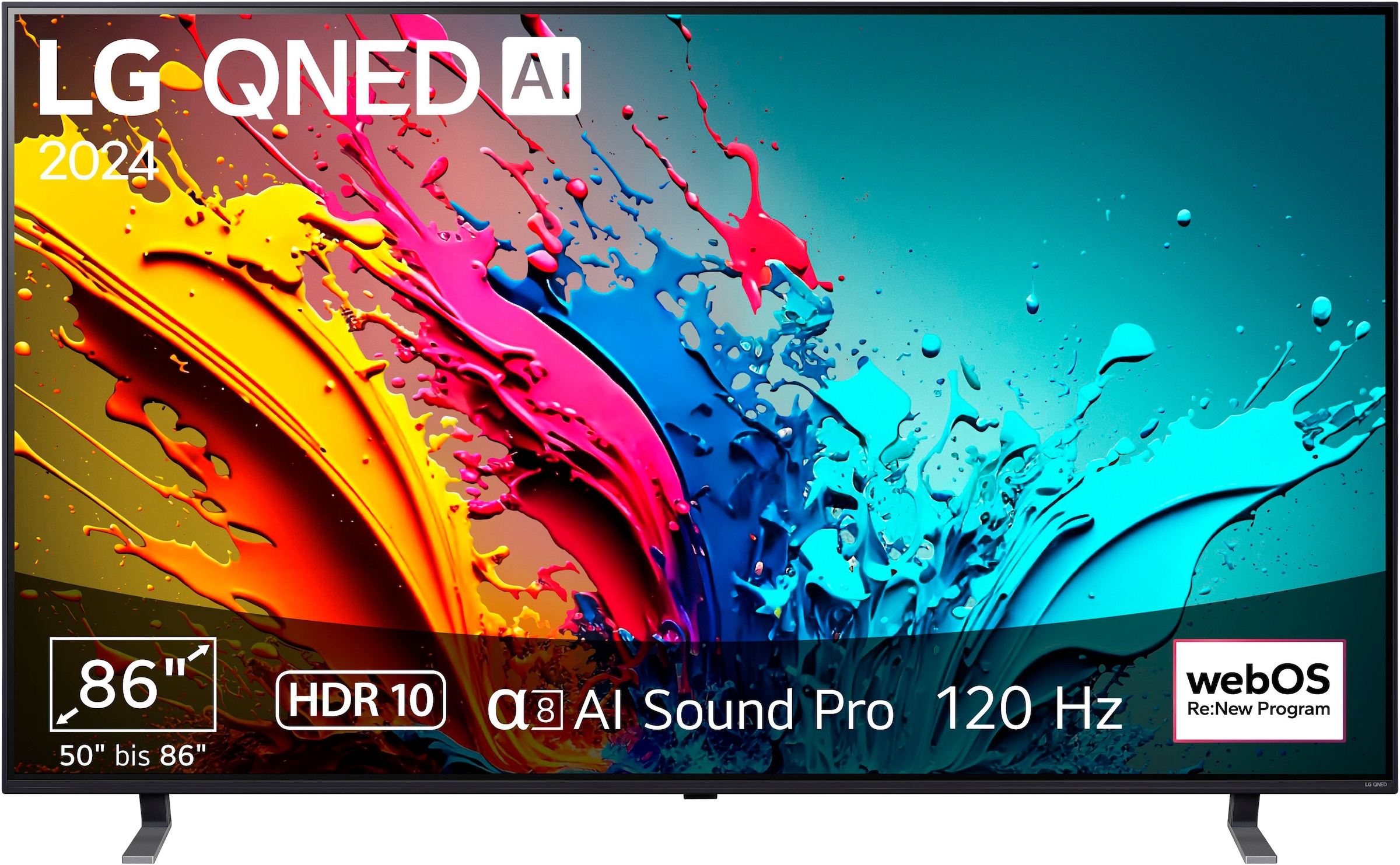 QNED-Fernseher »86QNED85T6C«, 4K Ultra HD, Smart-TV