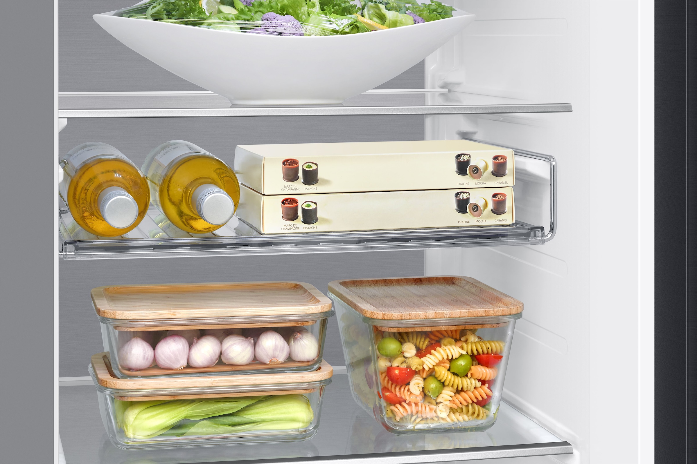 Samsung Side-by-Side RS94F »RS90F65EDF«, Separate Temperaturregelung für Kühl- und Gefrierbereich