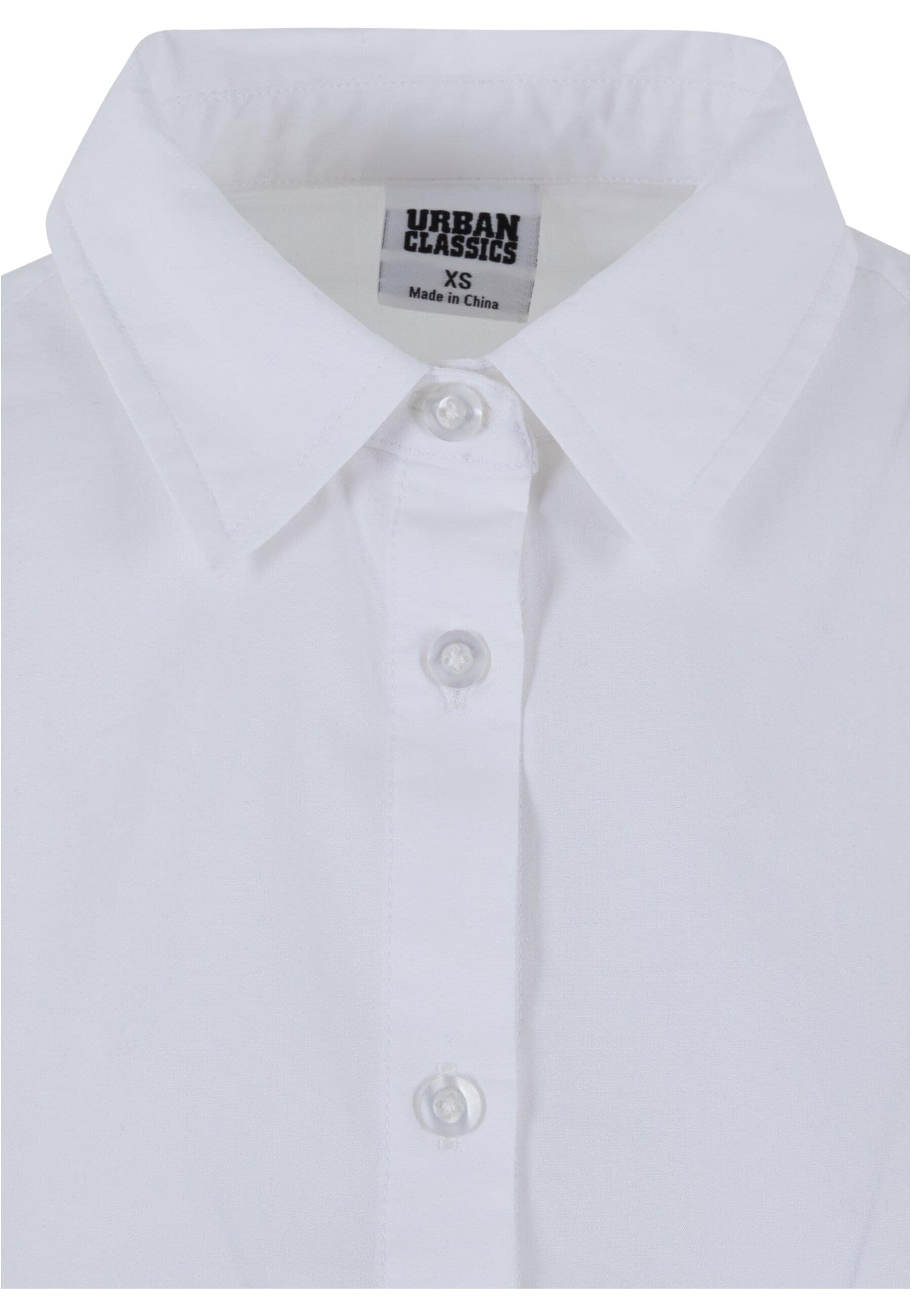 URBAN CLASSICS Klassische Bluse »Urban Classics Damen Ladies Cropped Oversized Blouse«