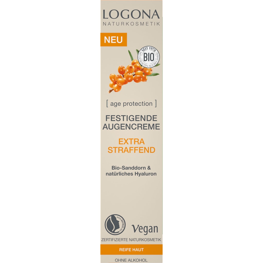 LOGONA Augencreme »Logona AP Straffende Augencreme«