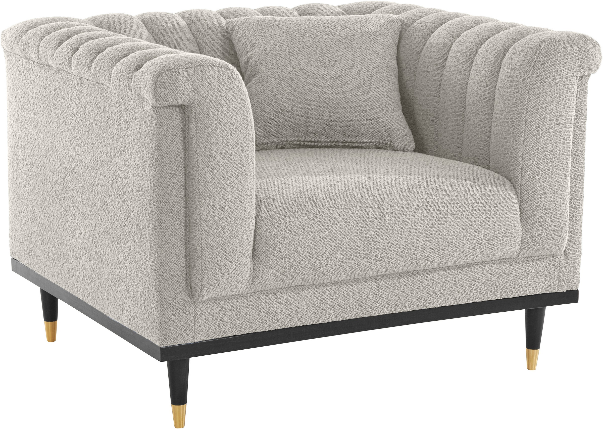Home affaire Cocktailsessel "Chamby New Sessel", im Bouclé-Strukturbezug mi günstig online kaufen