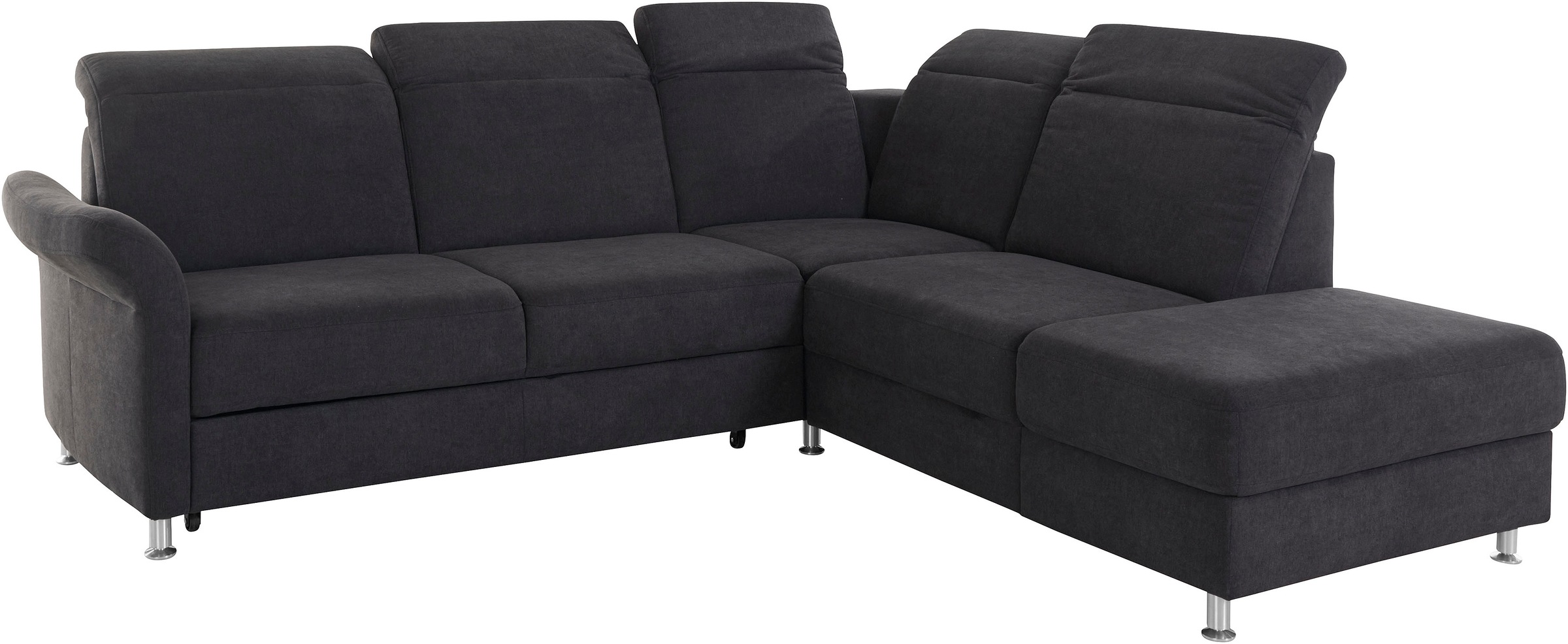 sit&more Ecksofa »Darwin L-Form«, inklusive Federkern, wahlweise mit Kopfteilverstellung, Bettfunktion