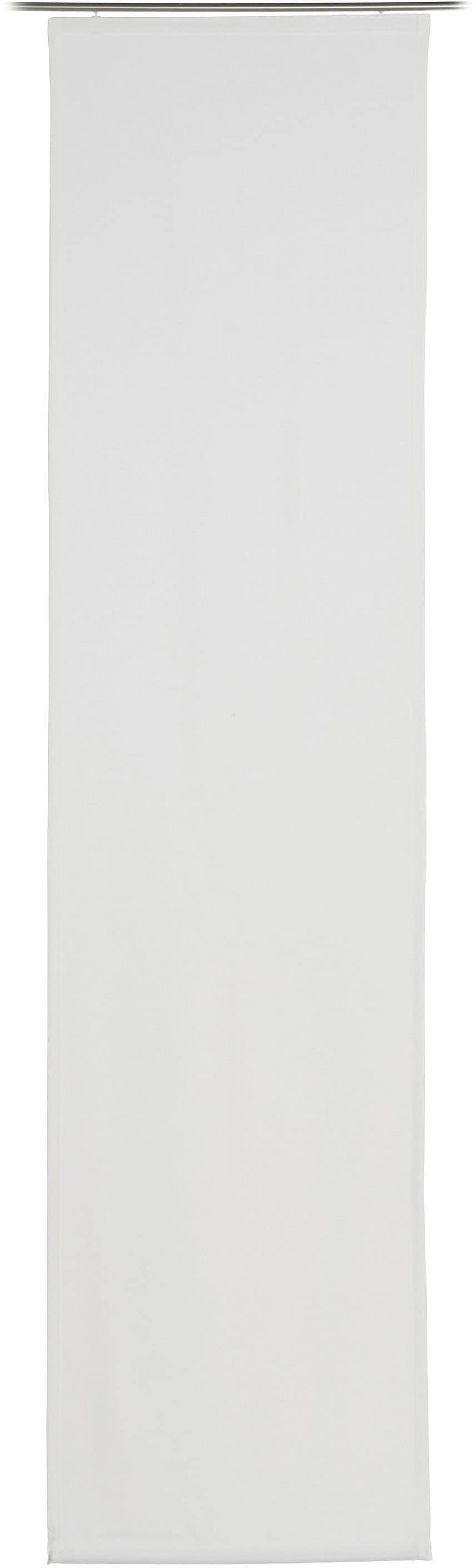 GÖZZE Schiebegardine »Linus Schiebevorhang« Paneelwagen 1 Stk. tlg. HxB: 245x60, Uni Panamagewebe, inkl. Zubehör weiß Obermaterial: 100% Polyester...