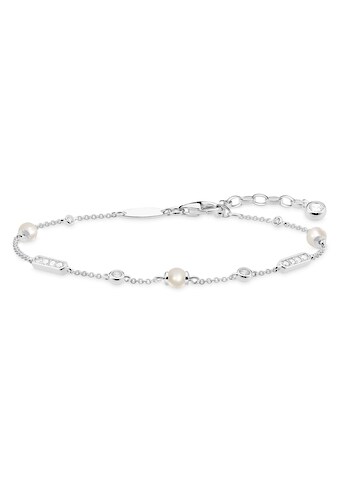 THOMAS SABO Silberarmband »Perlen, A1919-167-14-L19v«, mit Süßwasserzuchtperlen und... kaufen