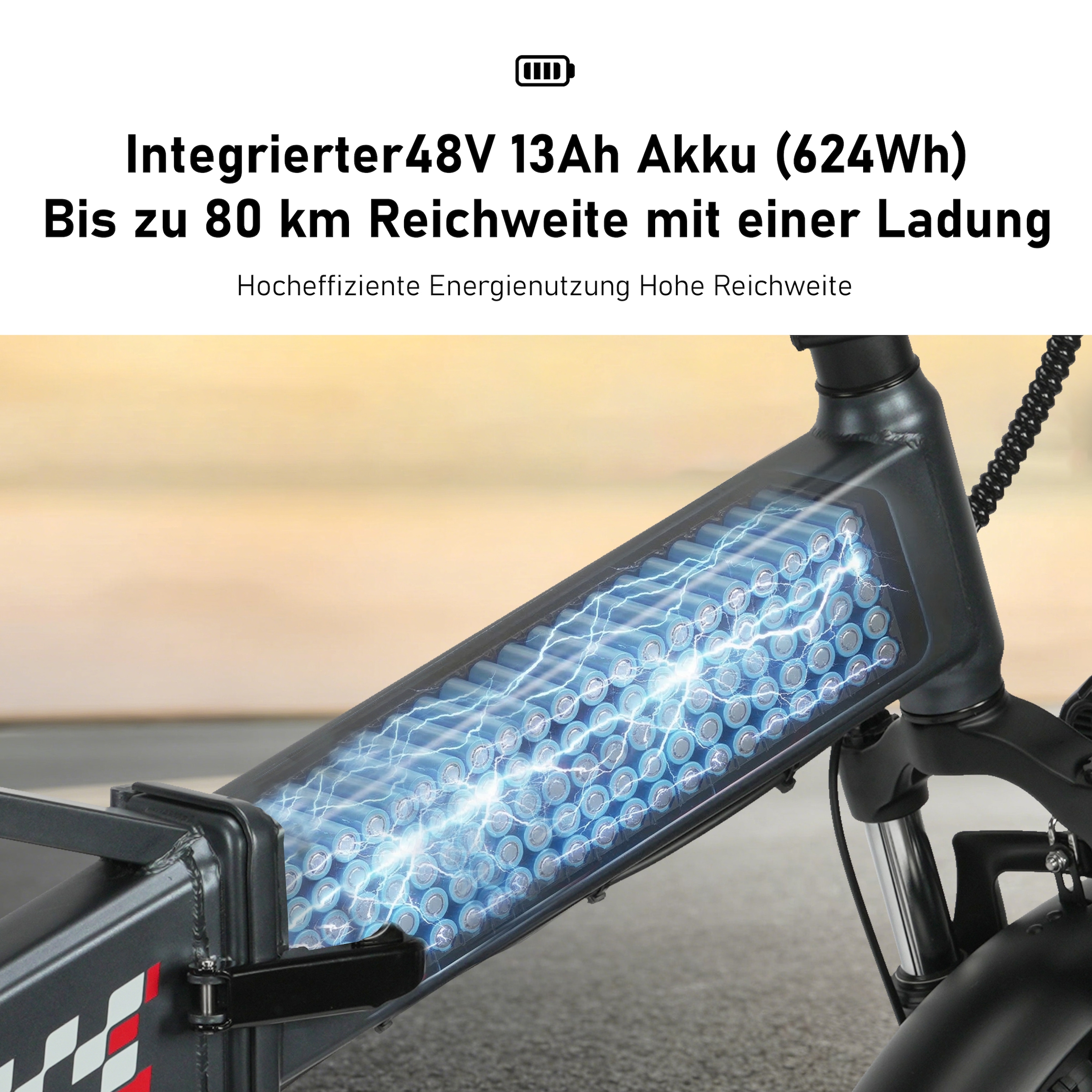 Maxtron »Maxtron Polaris 20-Zoll Elektro-Fatbike« 7 Gang Shimano Kettenschaltung Heckmotor 250 W Packung,  mit 60 Nm Power – perfekt für City-Pendler