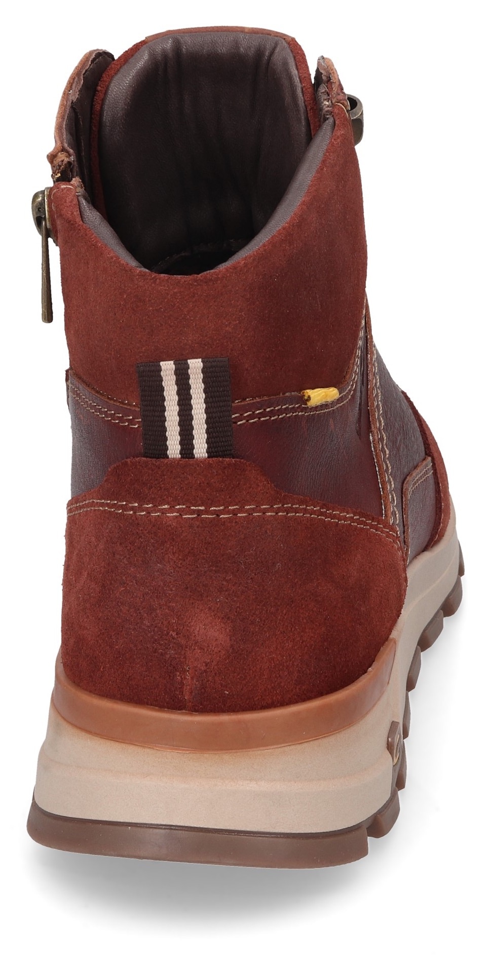 camel active Schnürboots, Schnürboos, High Top Sneaker, Winterboots mit Wechselfußbett