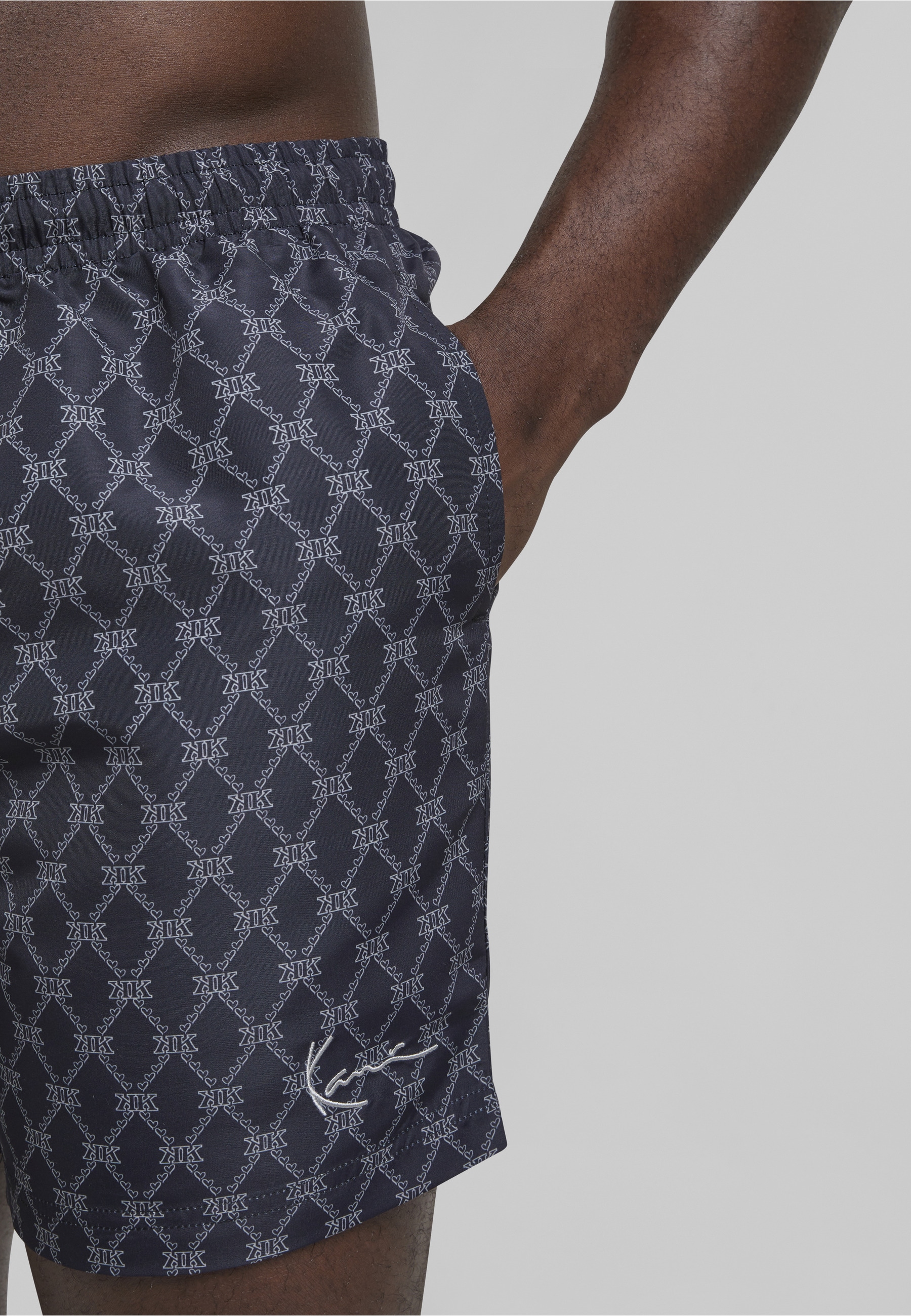 Karl Kani Badeshorts »Karl Kani Signature Monogram Aop Swim Shorts«