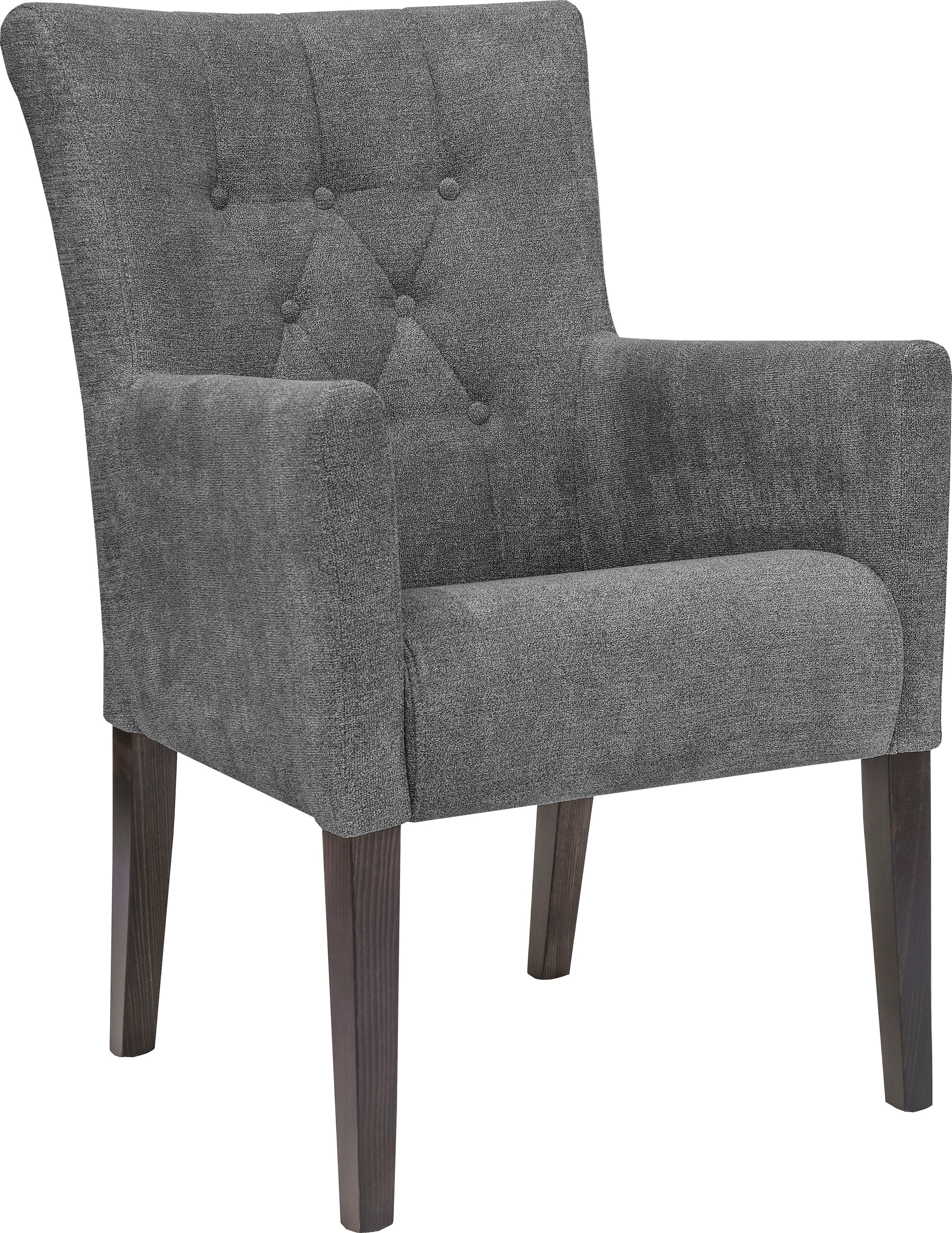 Home affaire Esszimmerstuhl »King« () 1 Stk.Esszimmerstuhl mit Knopfheftung günstig online kaufen