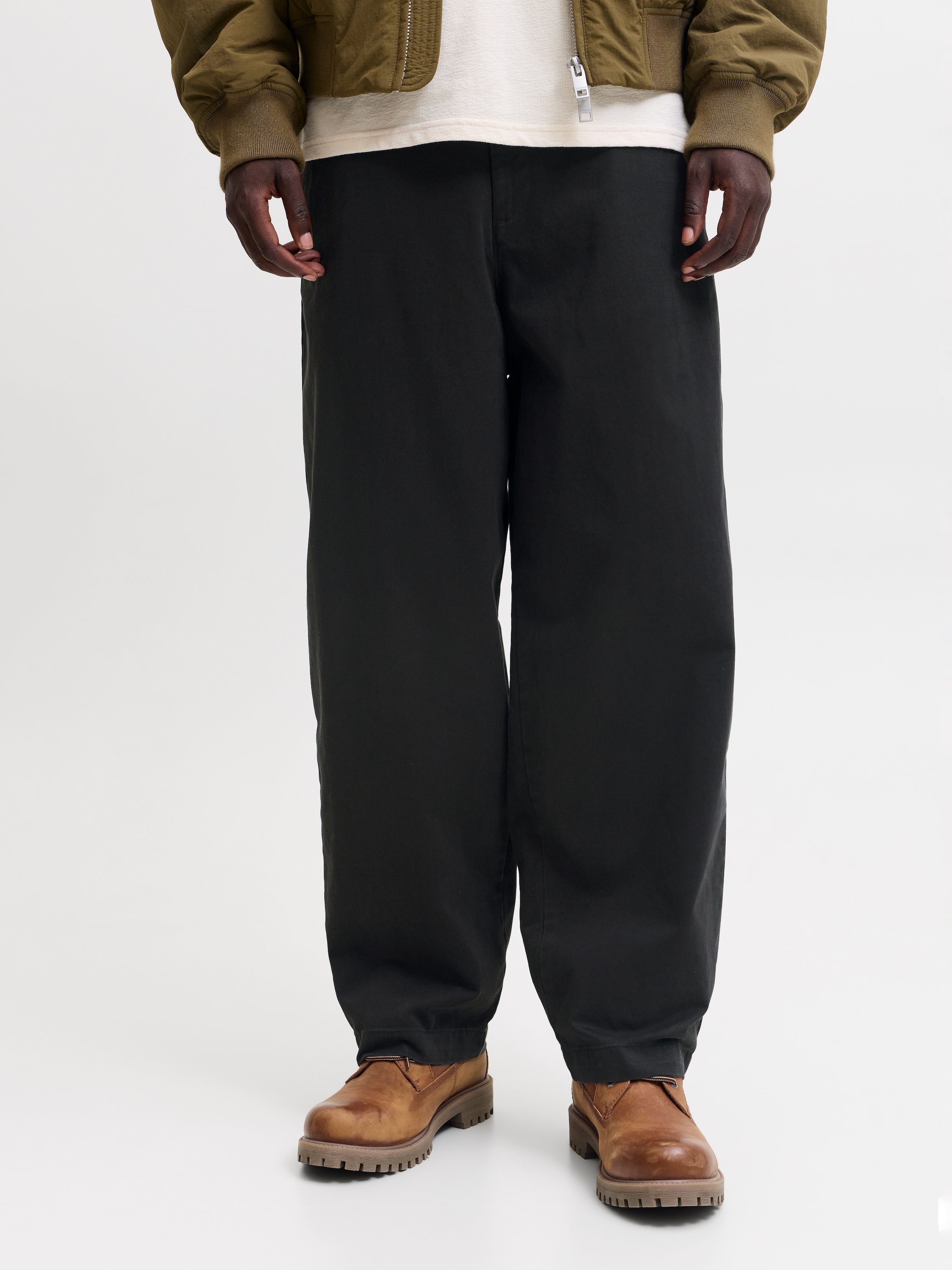 Jack & Jones Stoffhose »JPSTEVAN ELVARO JOGGER SN«  Baumwolle, Barrel Fit