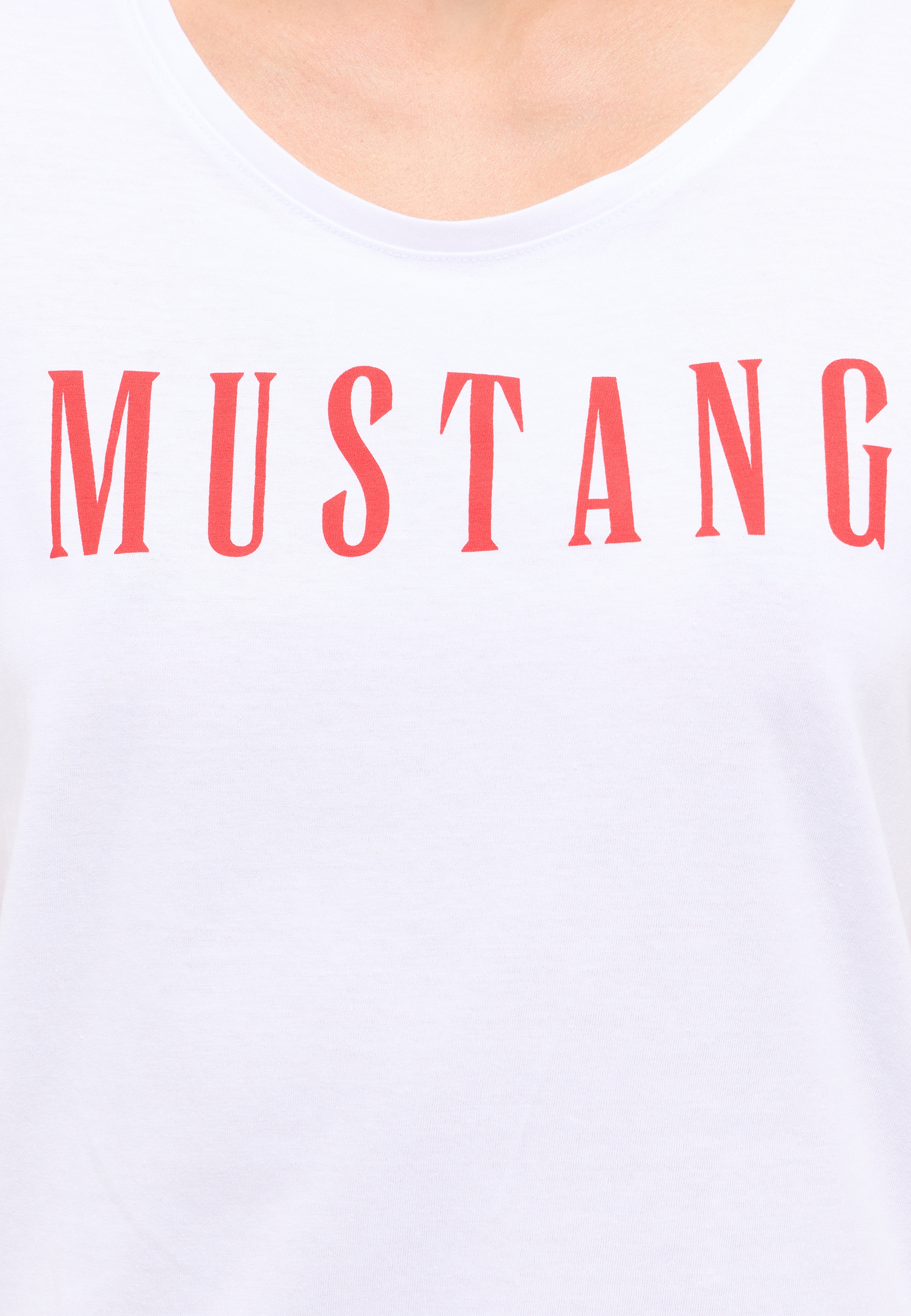 MUSTANG Kurzarmshirt »Damen Style Alma«