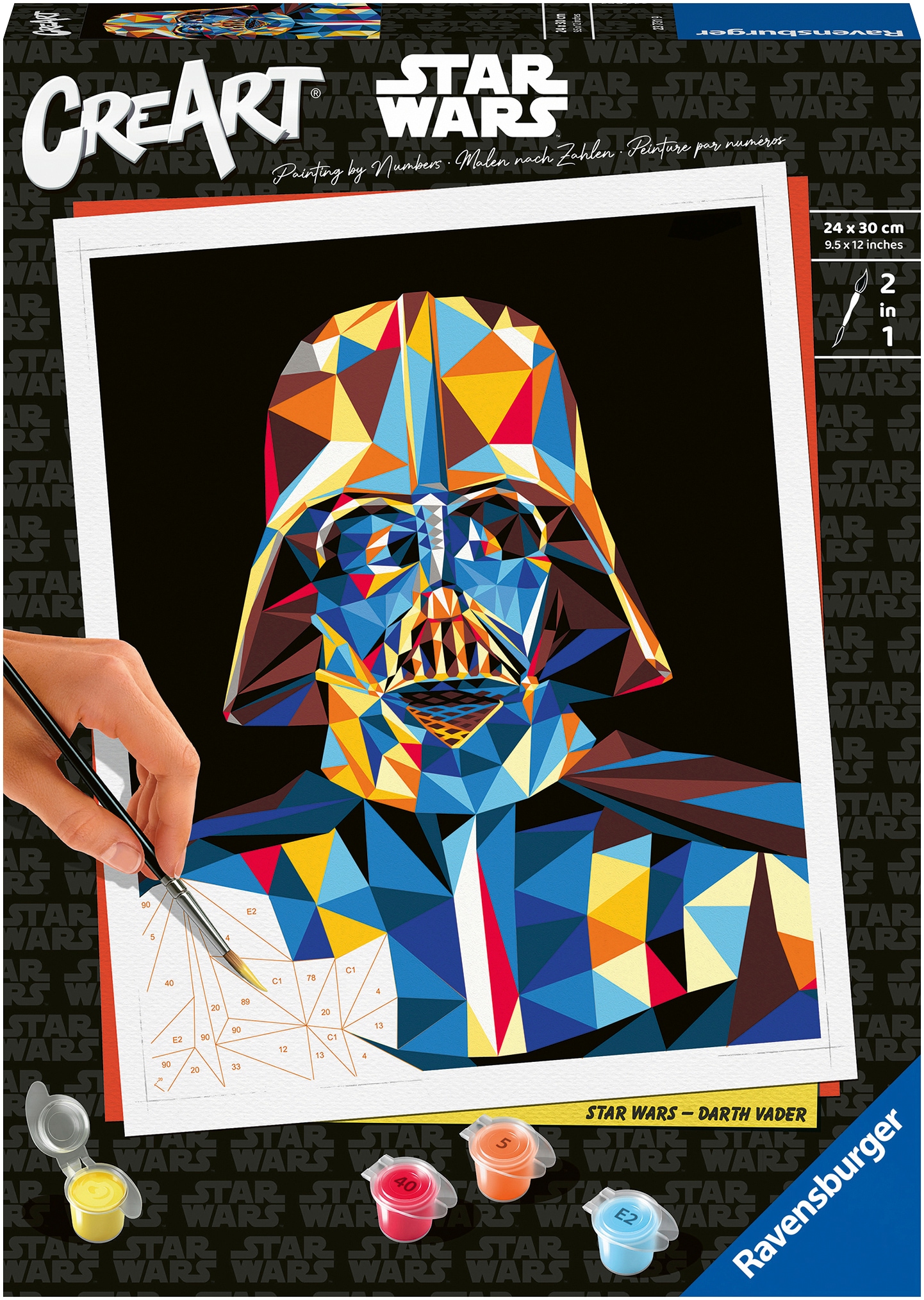 Ravensburger Malen nach Zahlen »CreArt, Star Wars - Darth Vader«, Made in Europe