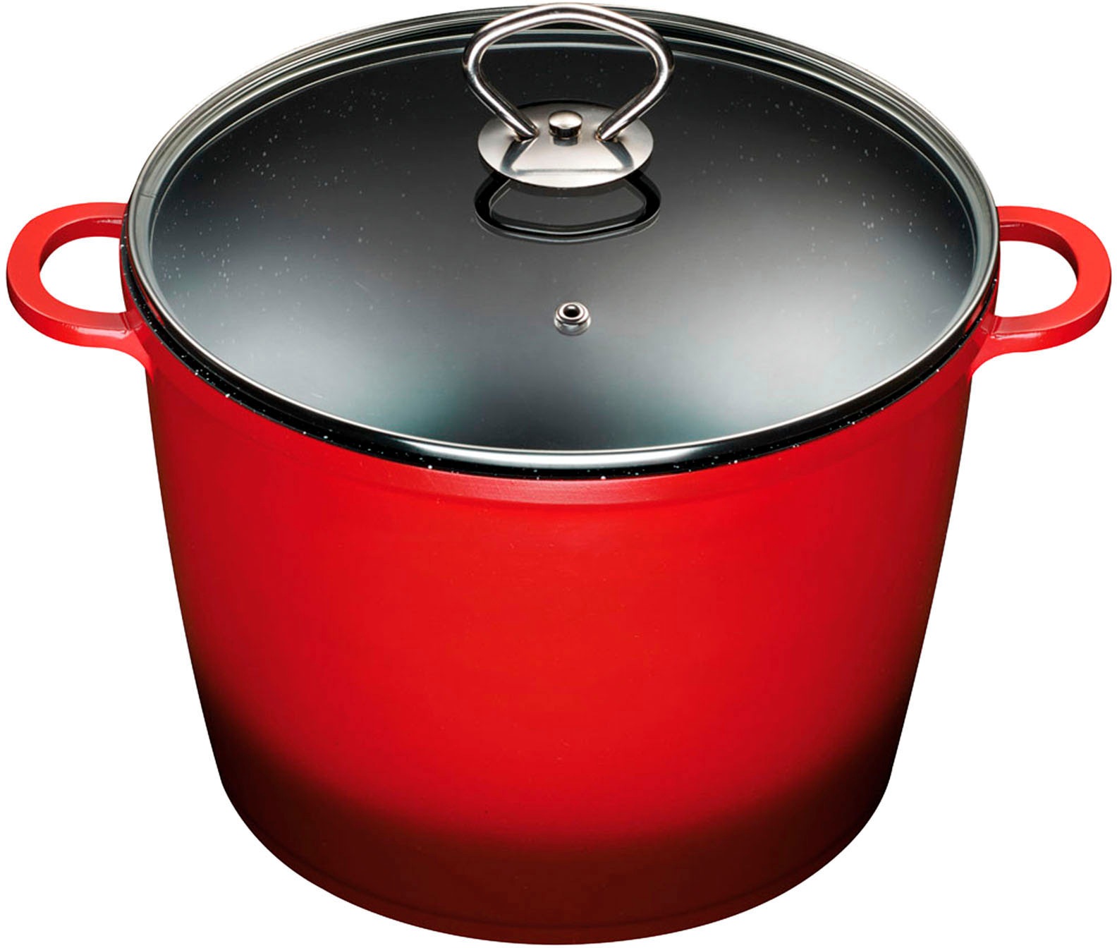 KING Kochtopf »XXL, Ø 24 cm«, Aluminiumguss, (Set, 8 tlg., 3 Schüsseln mit Deckeln: Ø17.5 Ø14.5 Ø12cm, 7 Liter XXL Kochtopf), Induktion, mit Glasdeckel, langlebige Antihaft-Keramikbeschichtung