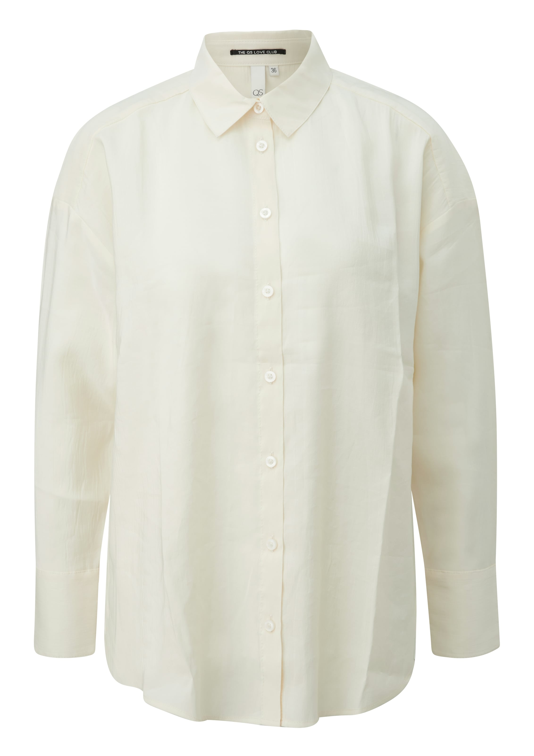 QS Langarmbluse mit Knopfleiste