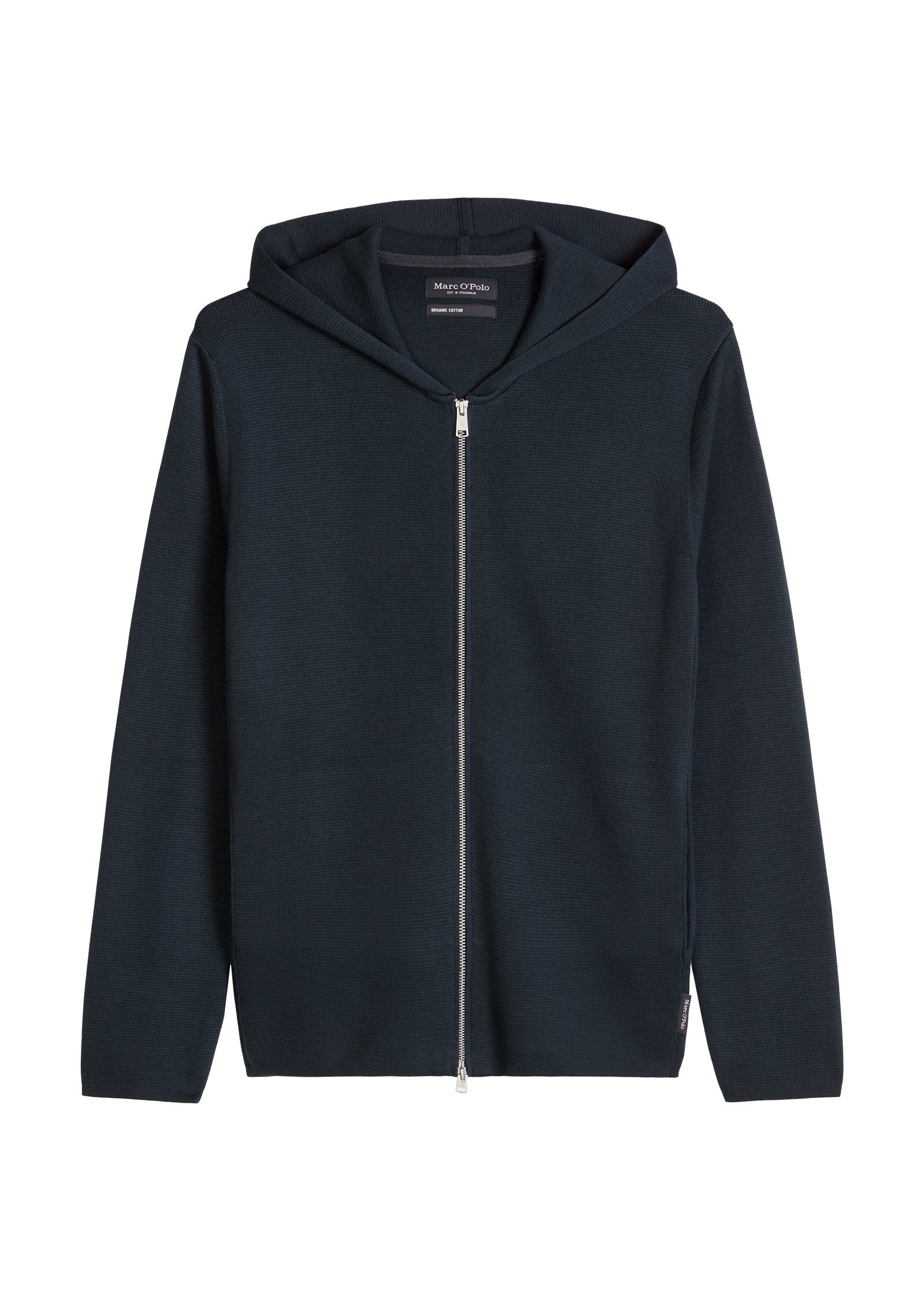 Marc O'Polo Kapuzenstrickjacke aus Bio-Baumwolle, Regular Fit
