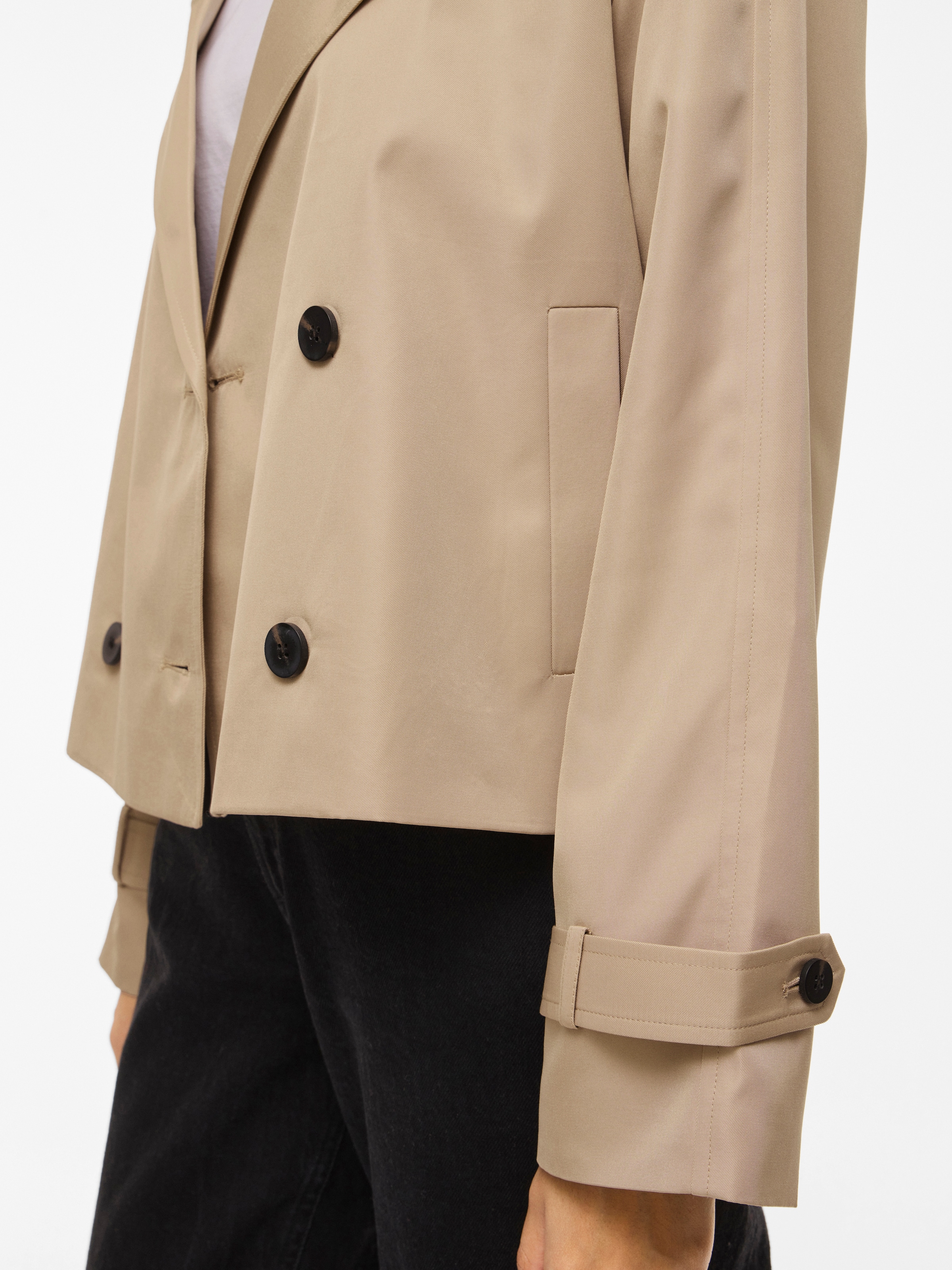 Vila Kurzmantel »VIADDISON L/S SHORT JACKET - NOOS«