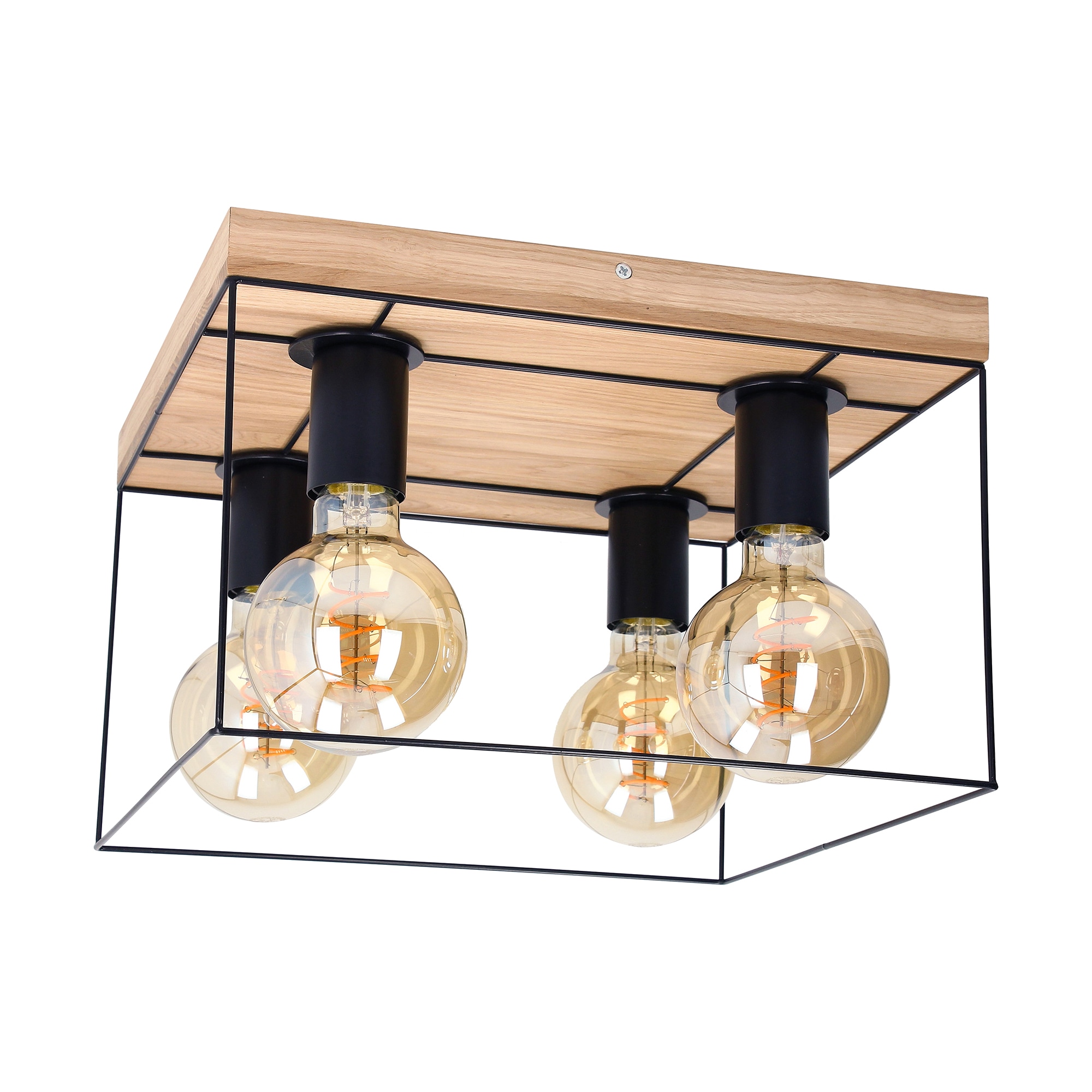 SPOT Light Deckenleuchte »GRETTER«, 4 flammig, Leuchtmittel E27   ohne Leuc günstig online kaufen
