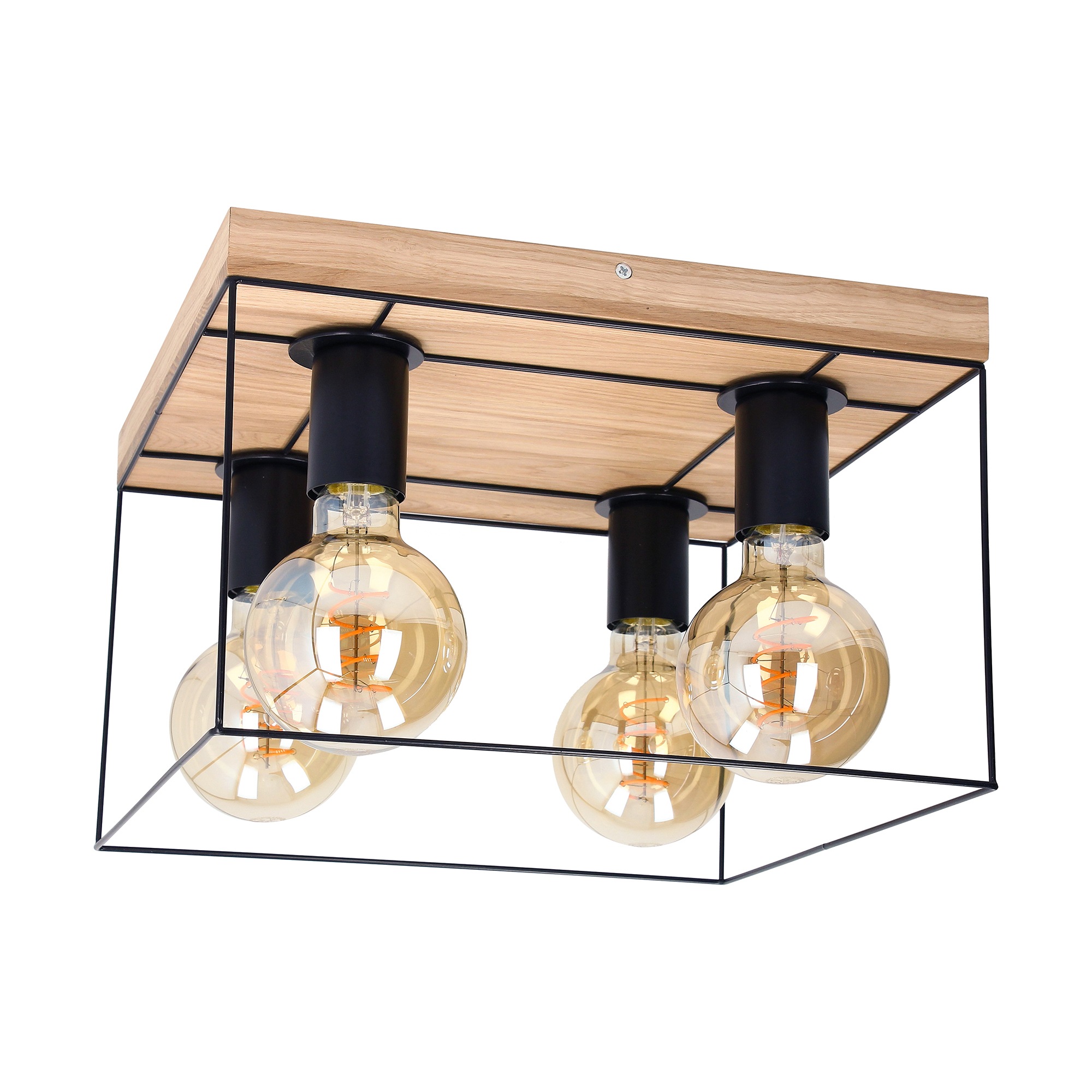 SPOT Light Deckenleuchte »GRETTER«, 4 flammig, Leuchtmittel E27   ohne Leuc günstig online kaufen