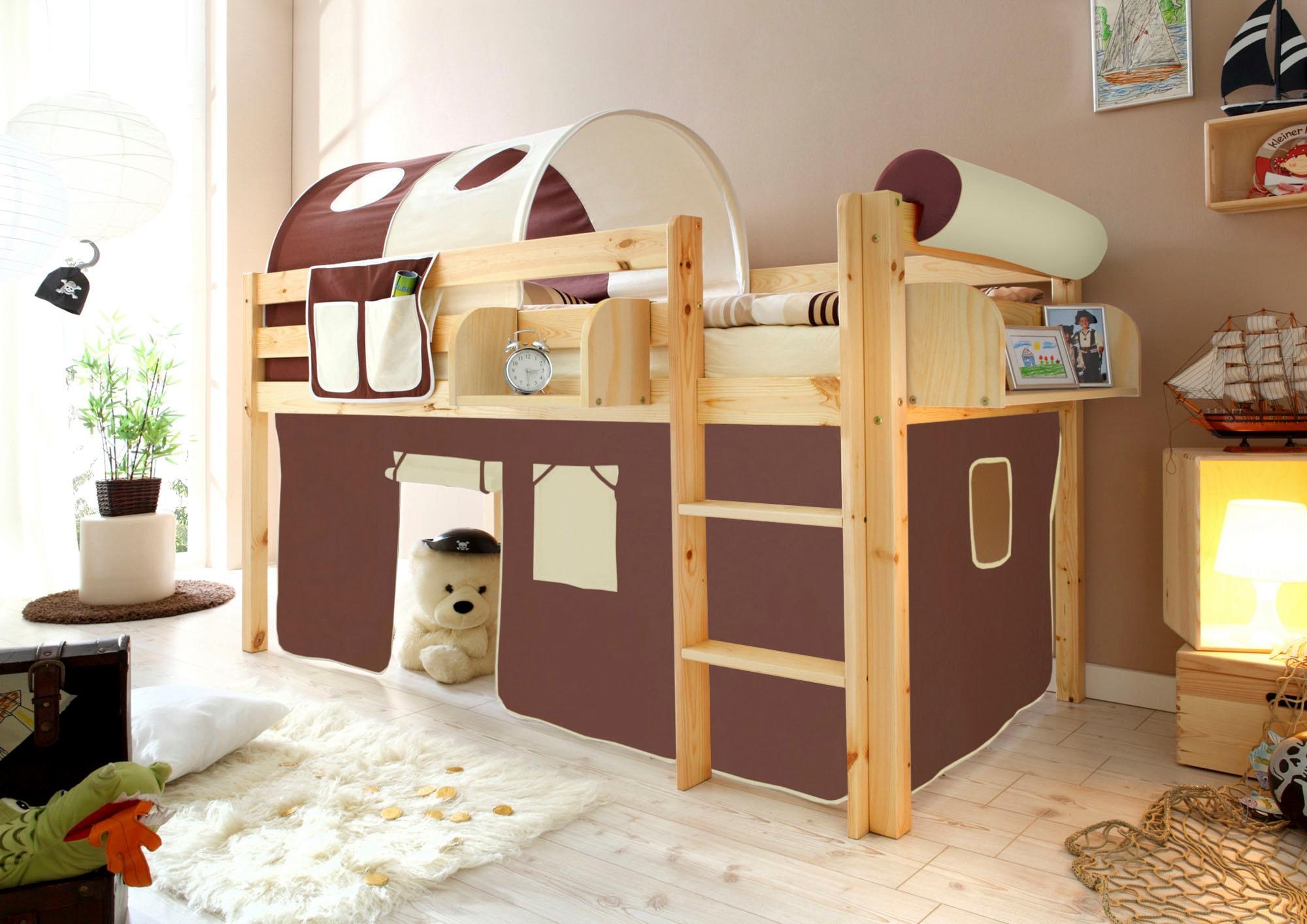 Ticaa Hochbett "Malte" mit Rollrost und in verschiedenen Ausführungen wahlw günstig online kaufen