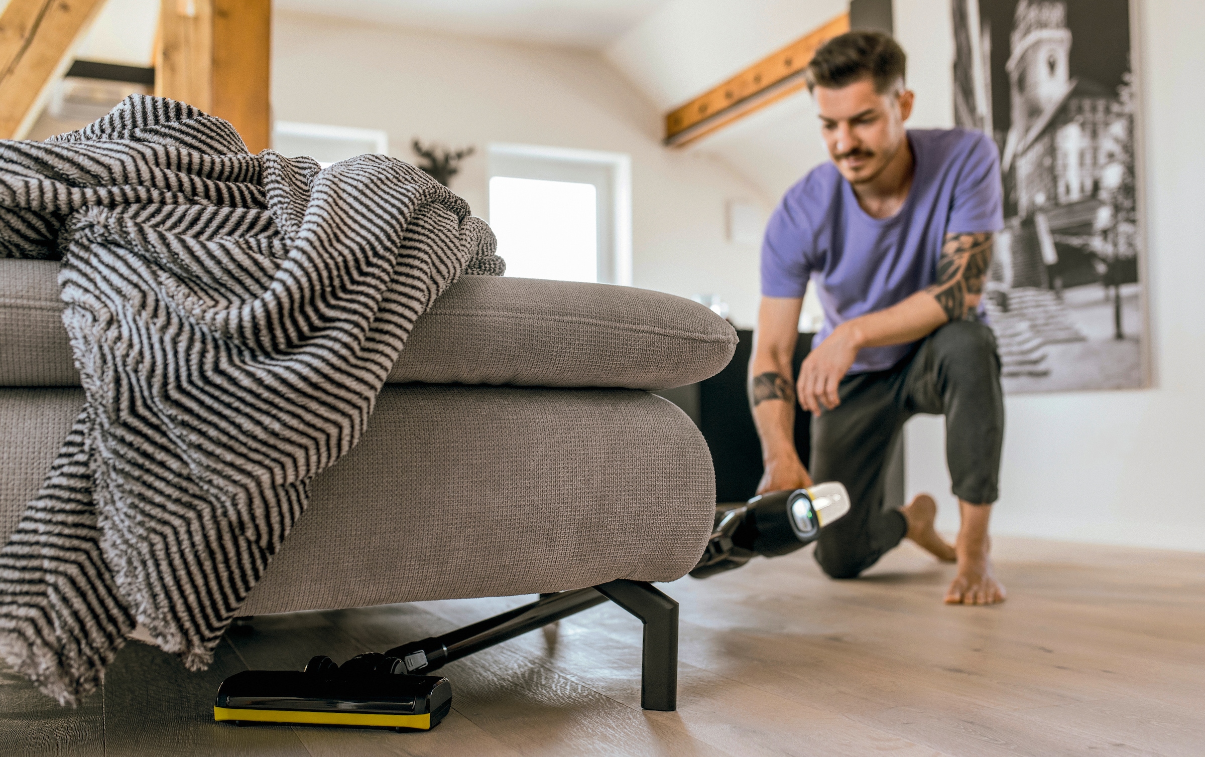 KÄRCHER Akku-Bodenstaubsauger »VC 4 Cordless myHome Pet *EU« eignet sich besonders gut für kleine Haushalte mit Haustieren.