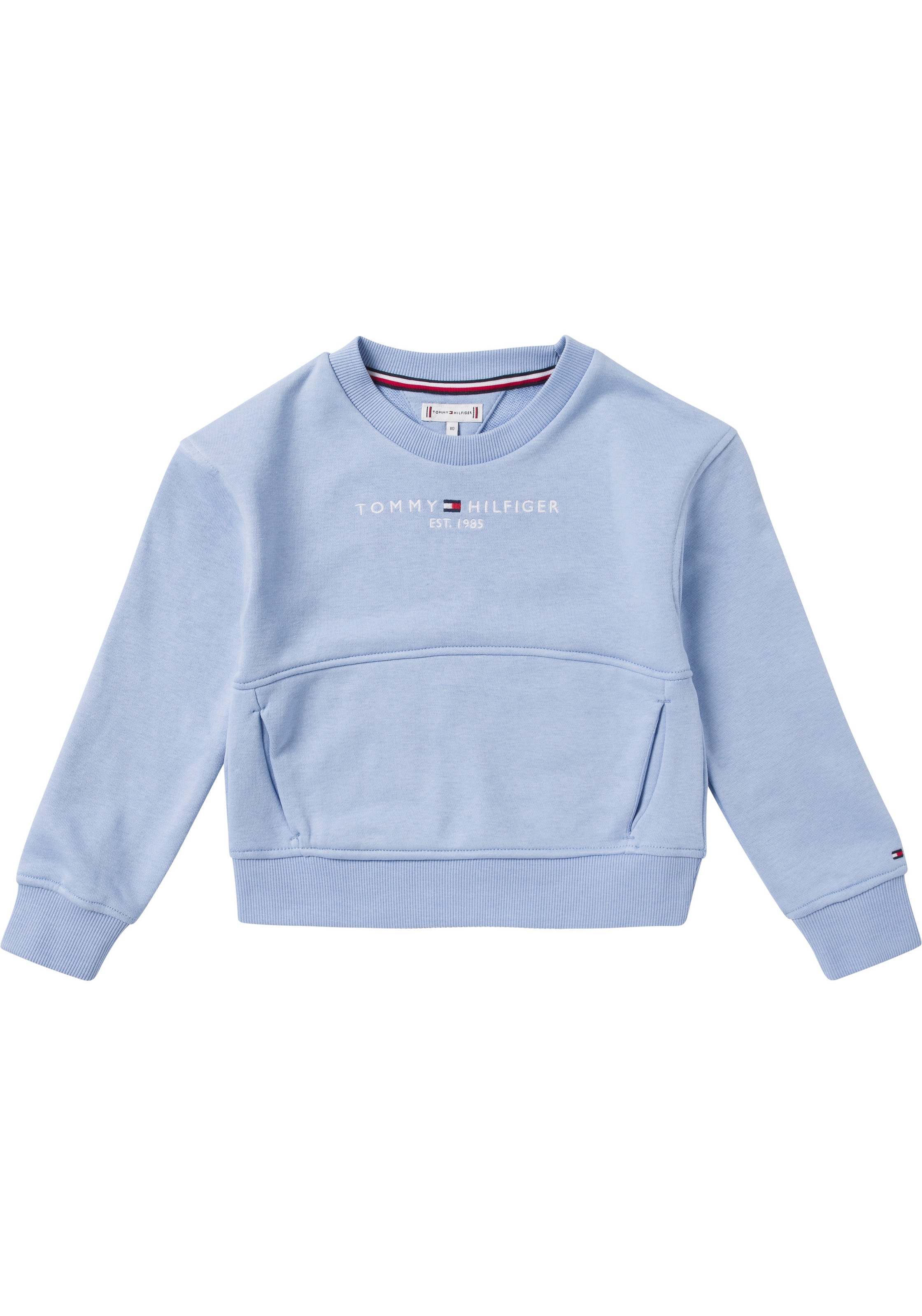Tommy Hilfiger Sweater »ESSENTIAL bestellen tlg.), lässig CNK mit L/S«, integrierter SWEATSHIRT Kängurutasche (1