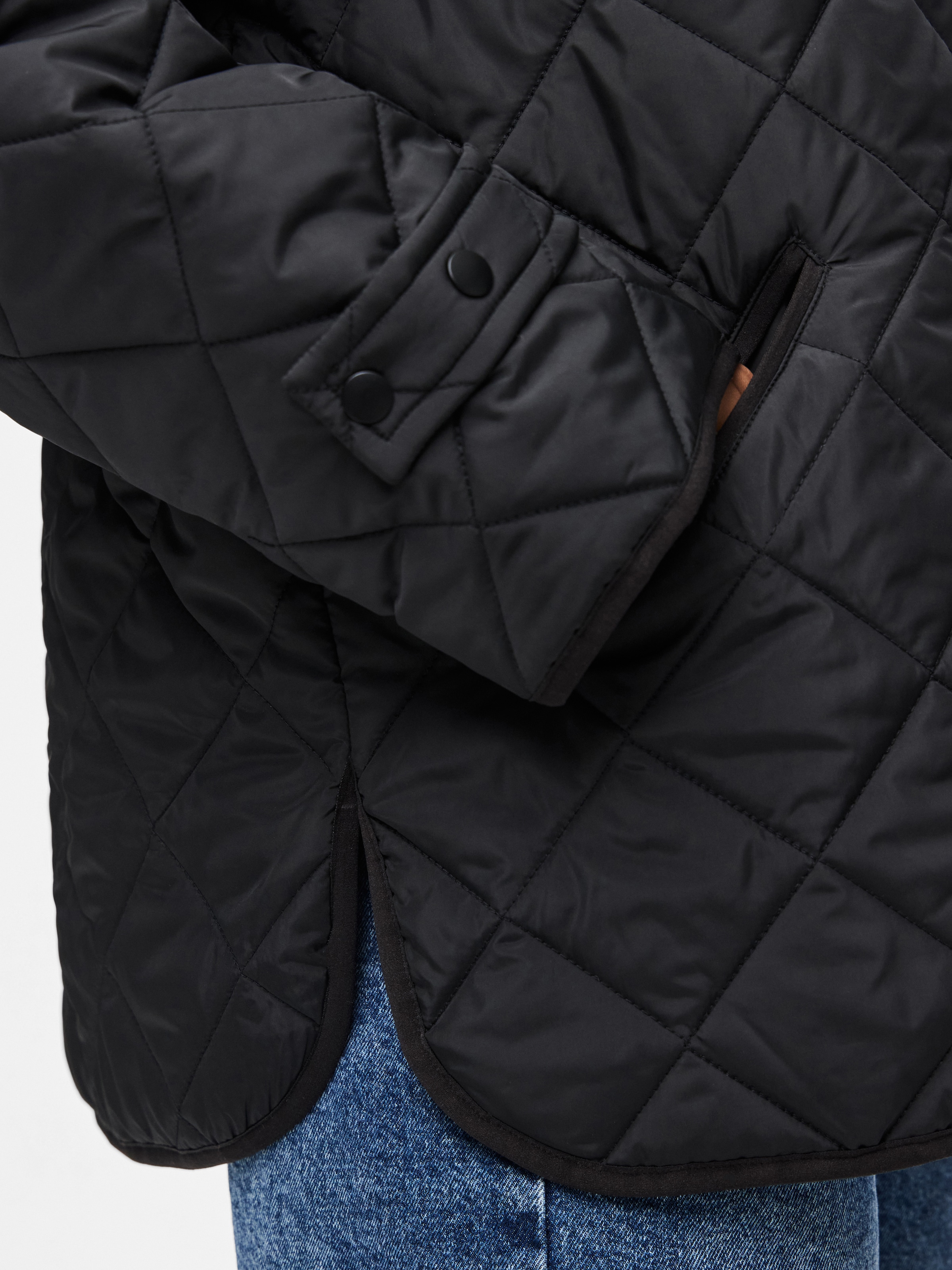 pieces Steppjacke »PCEMILY SHORT QUILTED JACKET NOOS BC« Kunstfaser
