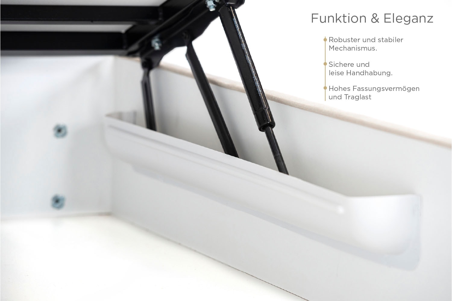 Home affaire Boxspringbett »Juliste inkl. Bettkasten und PUR-Schaum-Topper« erhältlich in den Breite 160, 180 & 200cm