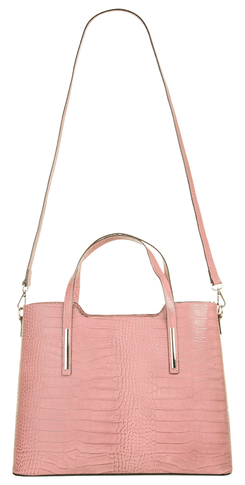 Cluty Henkeltasche, echt Leder, Made in Italy
