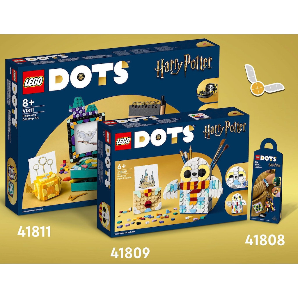 LEGO® Konstruktionsspielsteine »Hogwarts Schreibtisch-Set (41811), LEGO® DOTS«, (856 St.)
