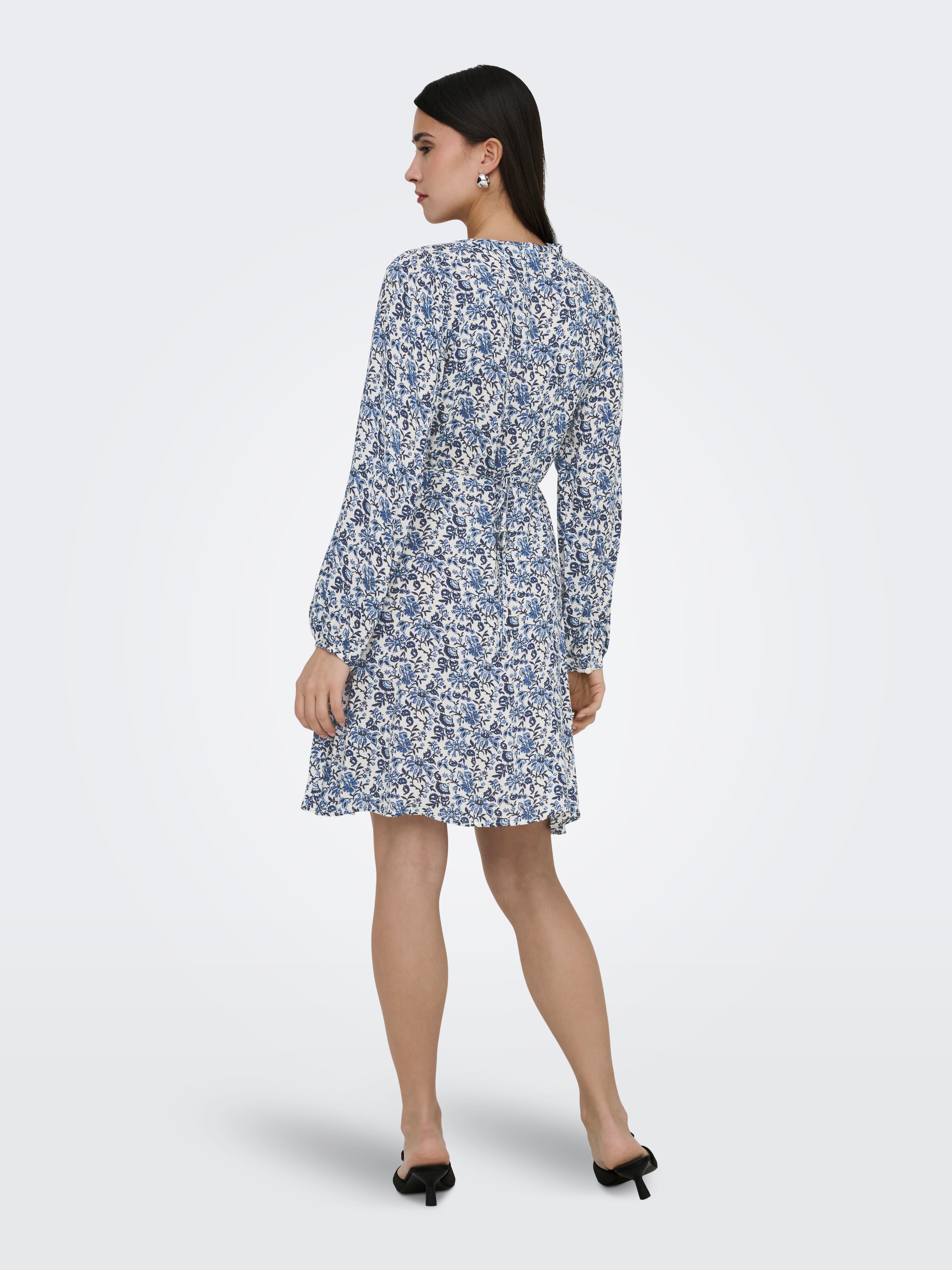 ONLY Druckkleid »ONLEVIDA L/S SHORT DRESS WVN NOOS«