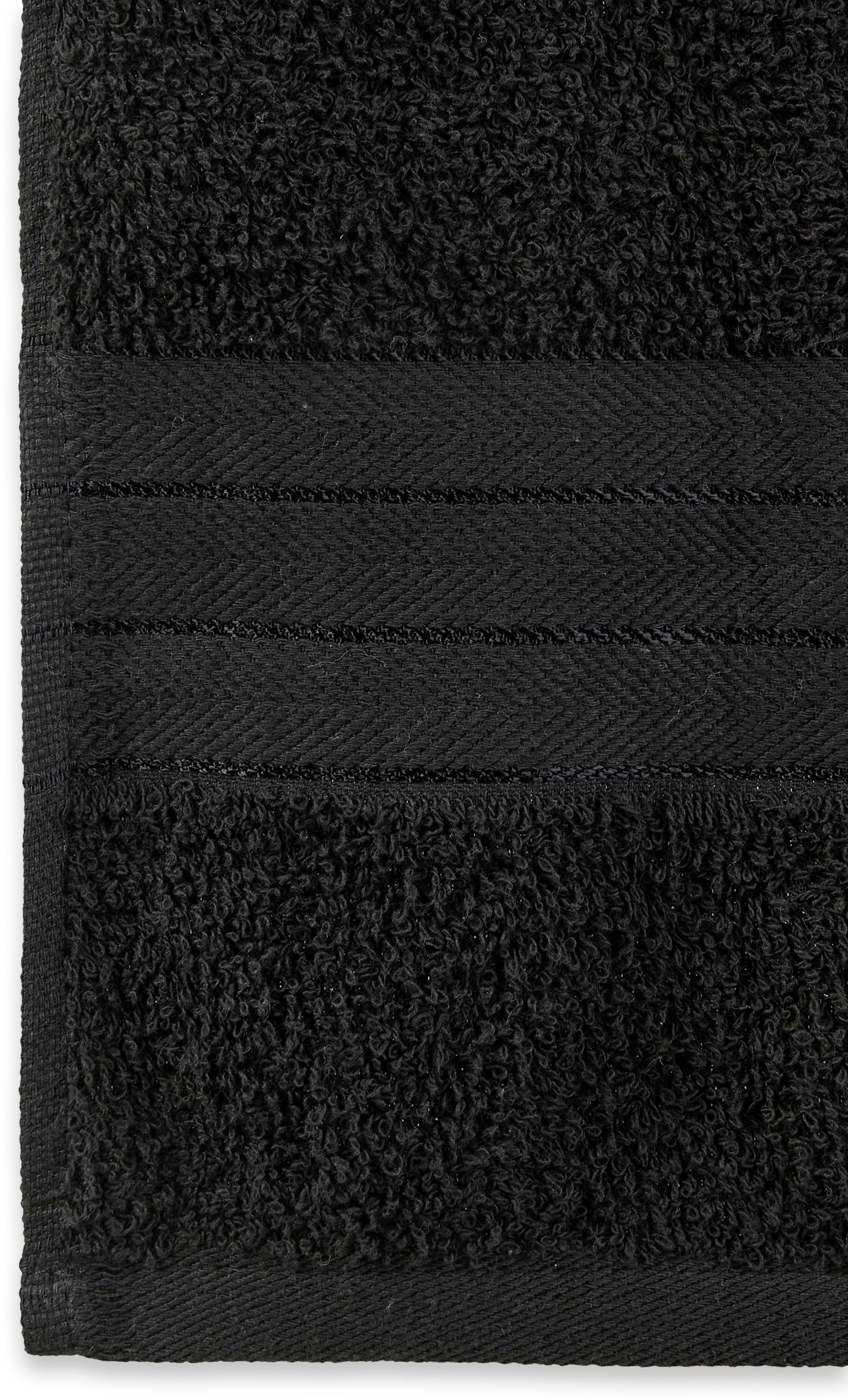good morning Handtücher »Uni Good Morning«, (4 St., 4er Set Handtücher 50 x 100 cm), Baumwolle, Walkfrottee, Bordüre, 500 GSM, Einfarbig, ohne Aufhängung