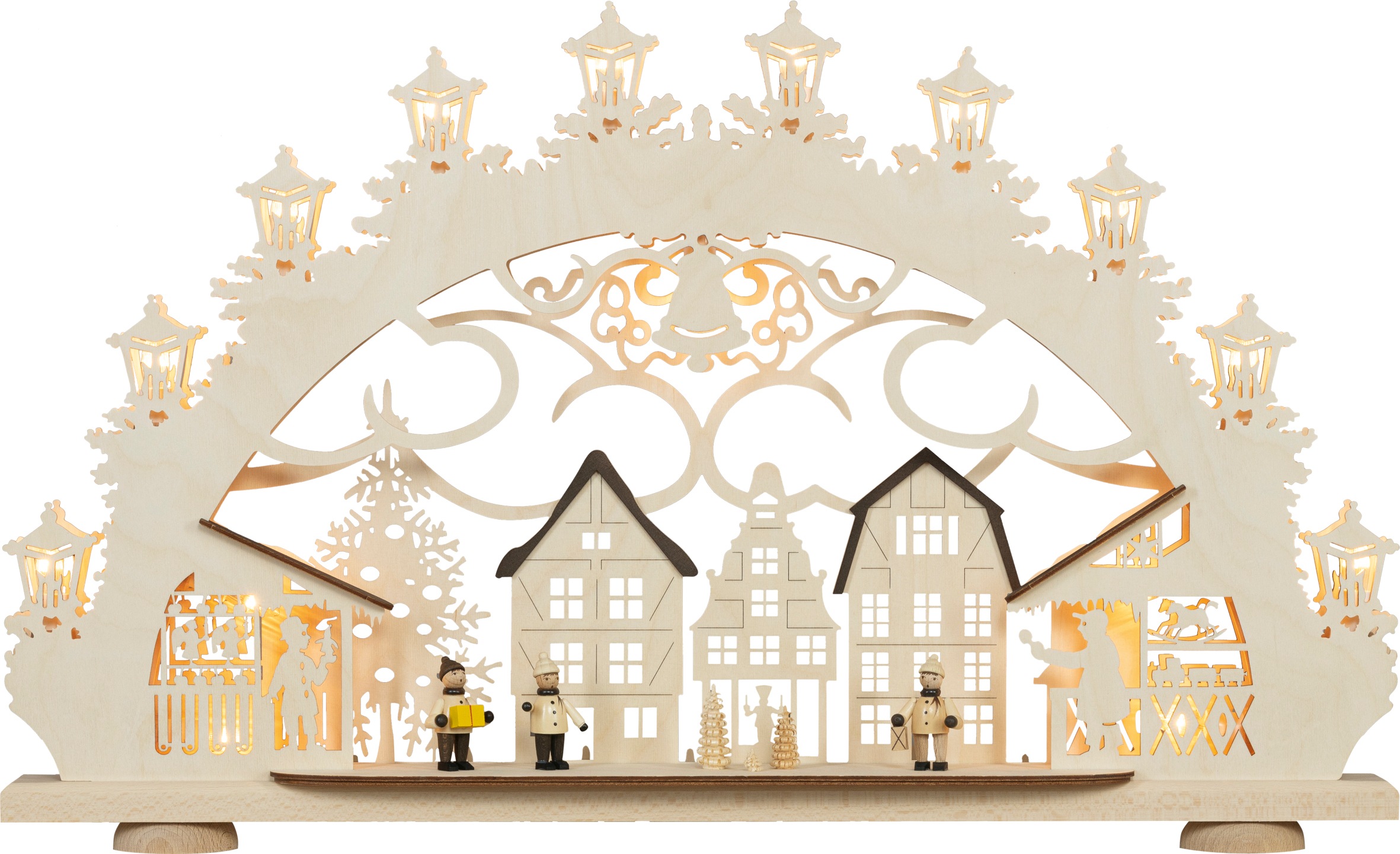 SAICO Original LED Schwibbogen »3D-Lichterbogen, Altstädter Weihnachtsmarkt günstig online kaufen