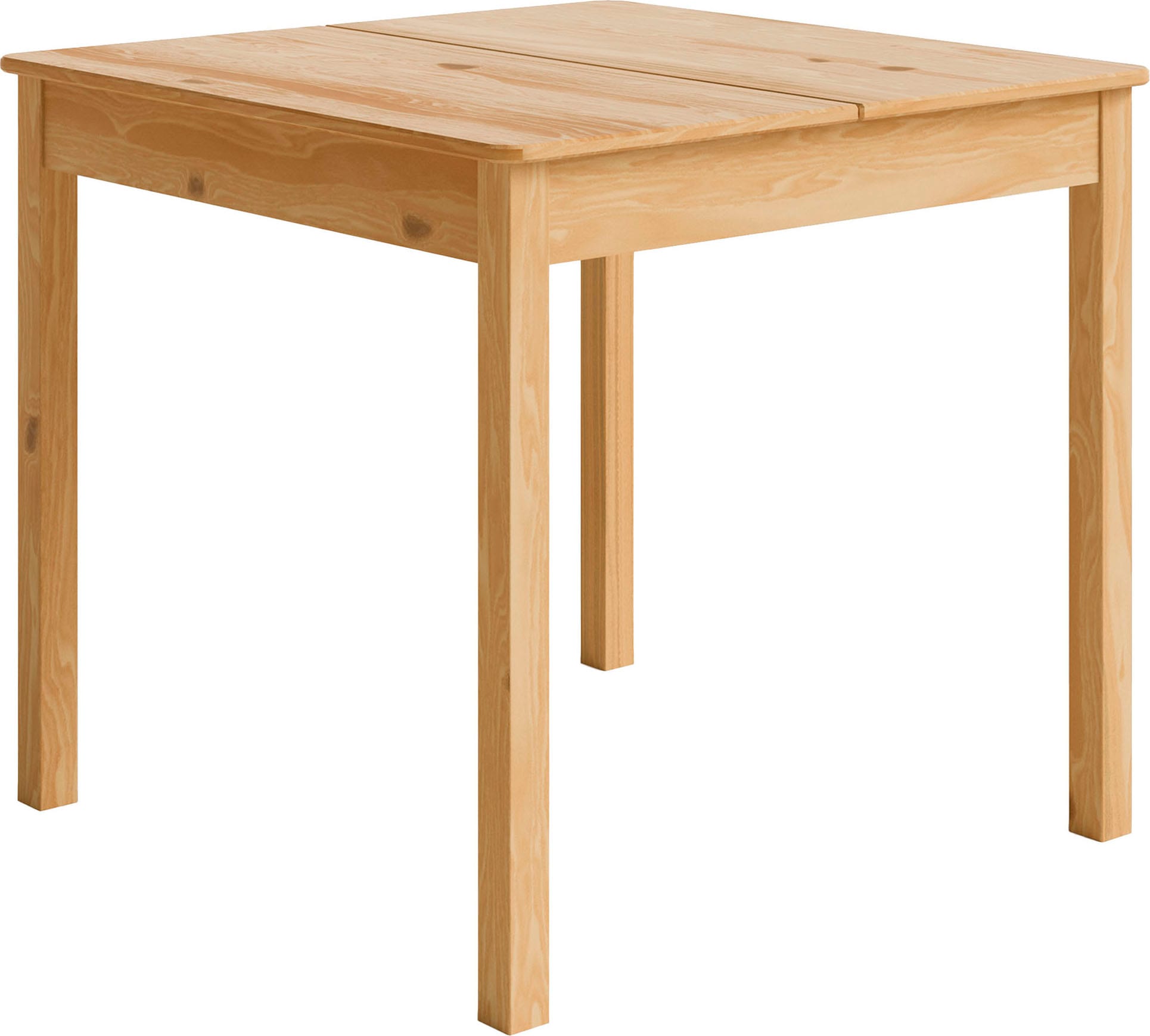 Home affaire Essgruppe »Malmö«, (Set, 5 tlg.), bestehend aus Tisch und Stühlen in Kiefer Massivholz naturfarbig
