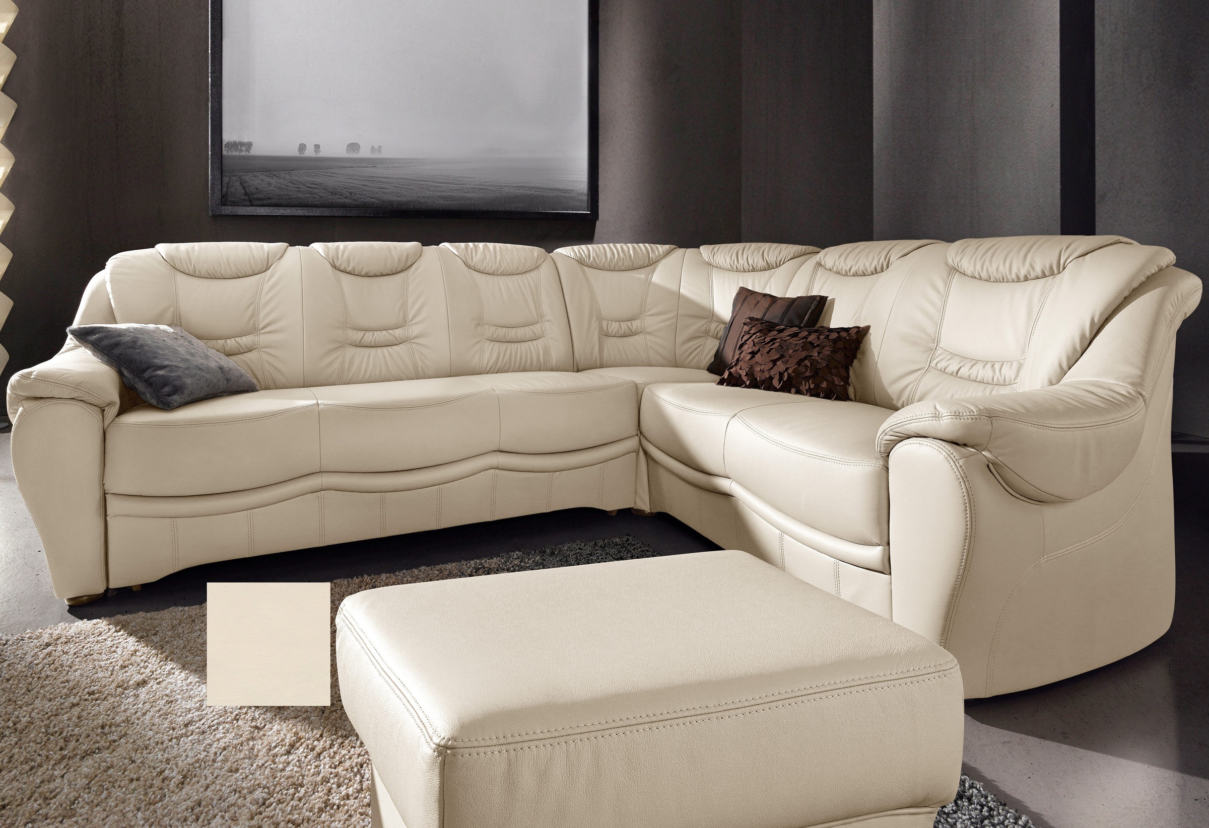 sit&more Ecksofa »Benson L-Form«, wahlweise mit Bettfunktion günstig online kaufen