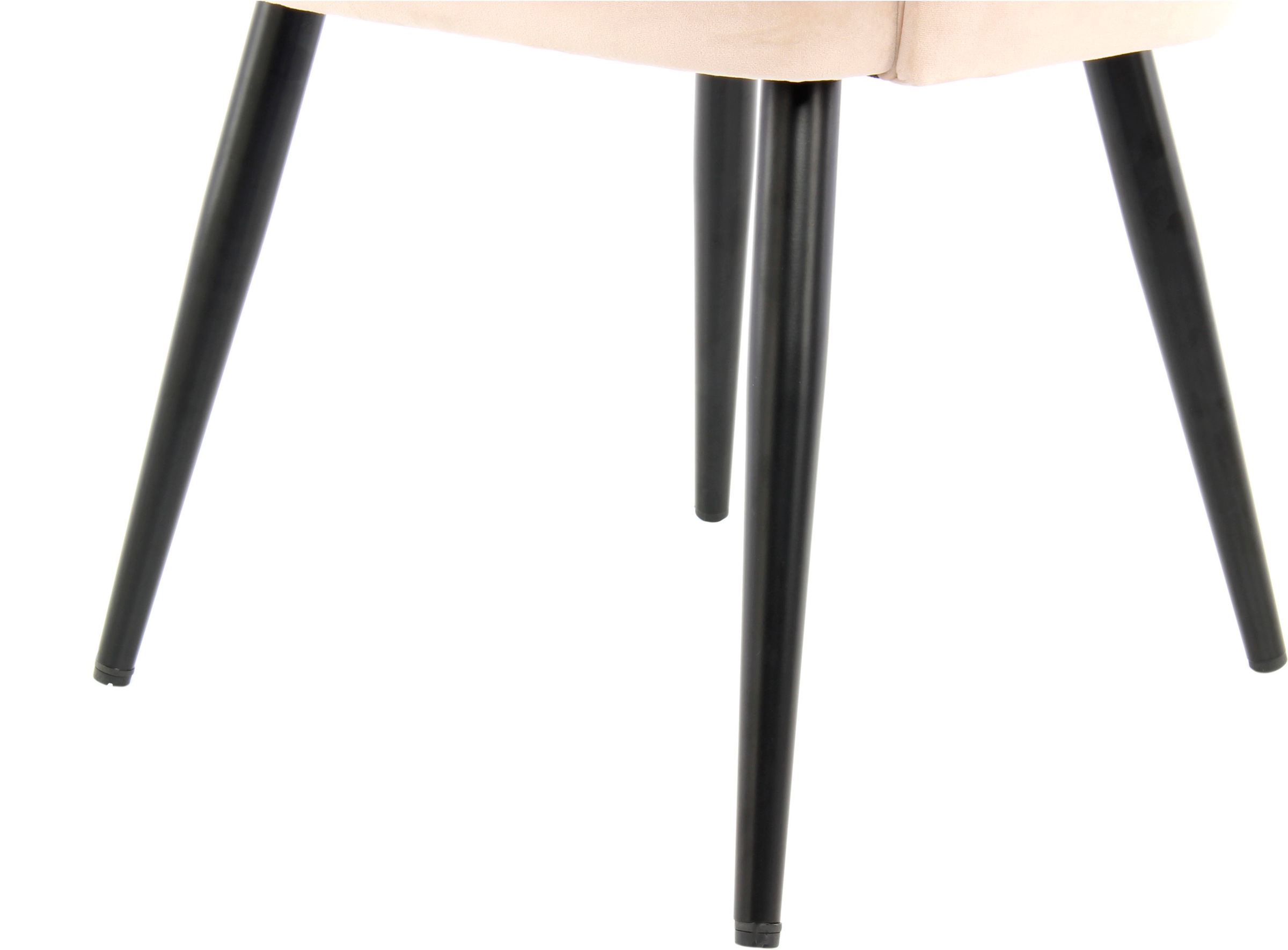 Kayoom Stuhl »Joris 110 2er-Set, einfarbiges Design,mit Retro-Charakter«, (Set), 2 St., mit Armlehne, bequem, Halbmond-Öffnung in der Rückenlehne