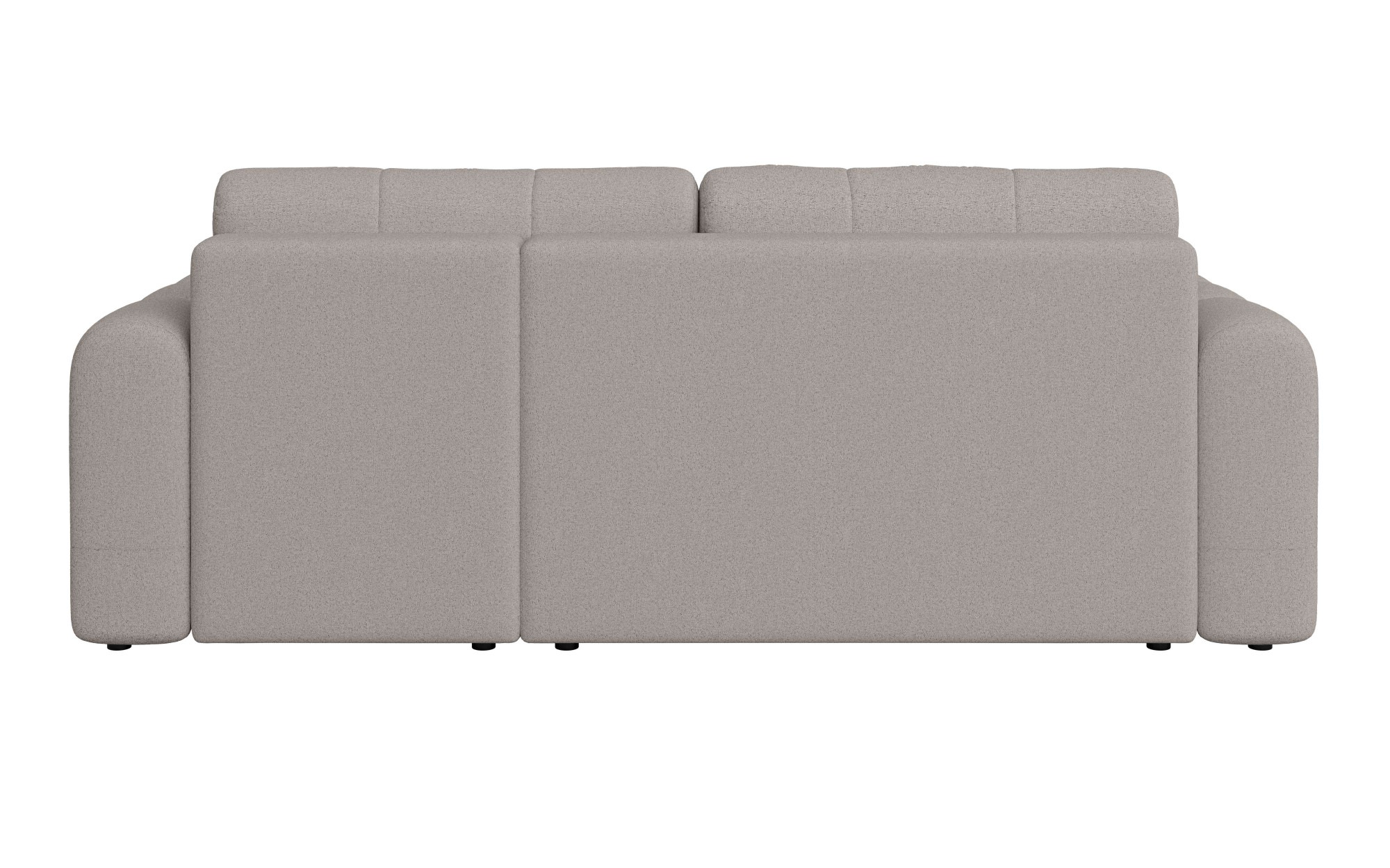 INOSIGN Ecksofa »Manilla, wahlweise mit Bettfunktion, B/T/H 265/170/91 cm«, L-Form mit Recamiere rechts/links bestellbar, Wellenunterfederung