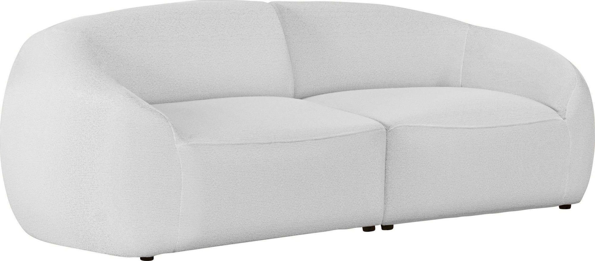 LeGer Home by Lena Gercke Big-Sofa »YANI, Designersofa, organische Form, Maße B/T/H: 240/64/81 cm« mit Wellenunterfederung, auch in Bouclé, passend zur Serie