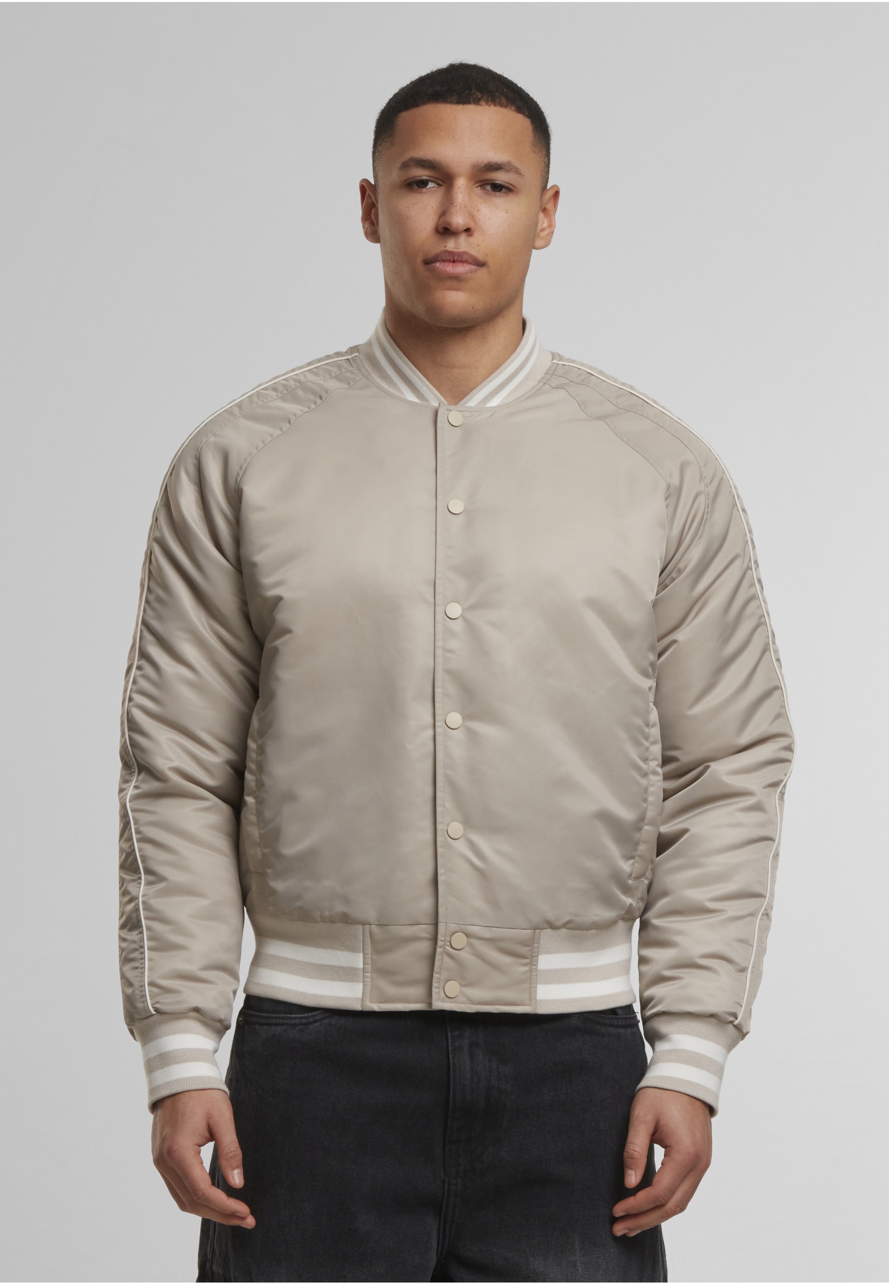 URBAN CLASSICS Bomberjacke »Urban Classics Racer Bomber Jacket« 1 Stk. tlg. ohne Kapuze