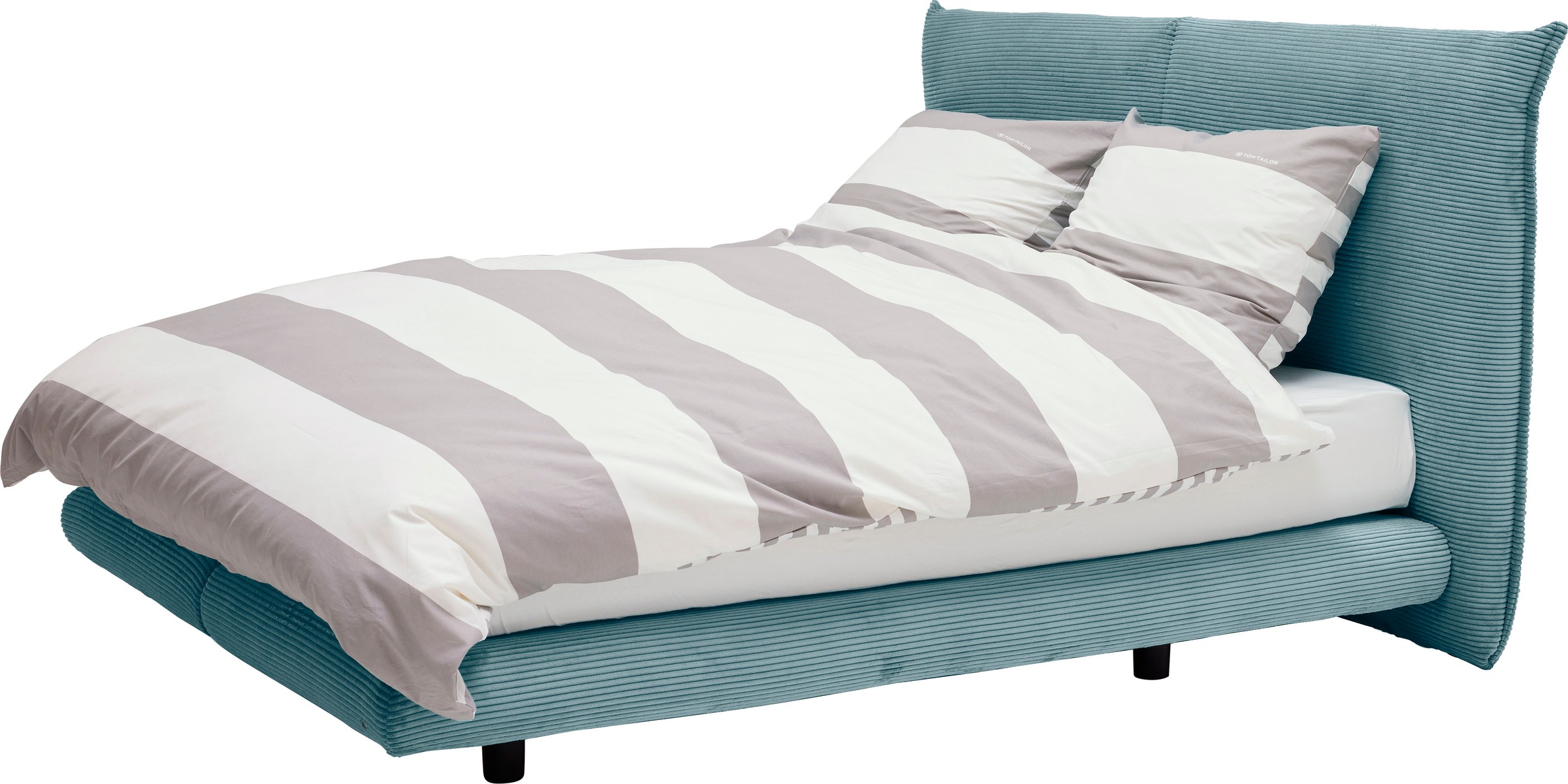 2. Bild von TOM TAILOR HOME Boxspringbett »SOHO PILLOW BOX«, in Schwebeoptik, Kopfteil in Kissenform, Höhe 120 cm