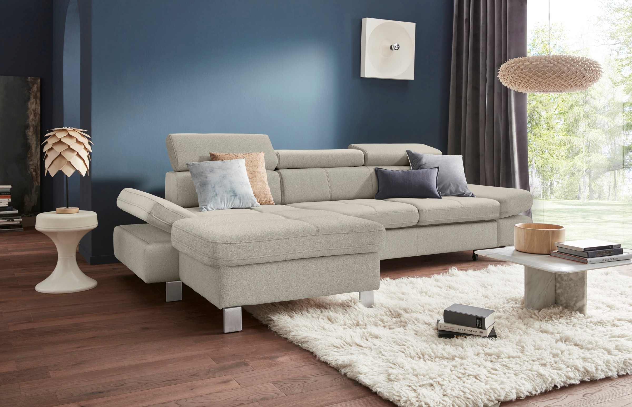 exxpo - sofa fashion Ecksofa »Fiji, hochwertige Detailverarbeitung im Sitz günstig online kaufen