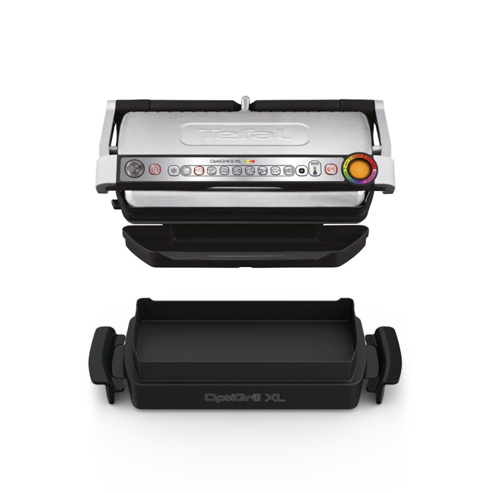 Tefal Kontaktgrill »OptiGrill+ XL inkl. Backschale, manueller Modus mit 4 T günstig online kaufen