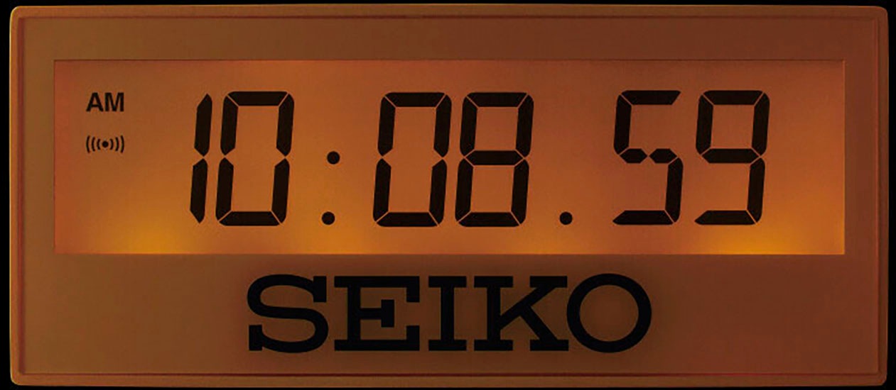 Seiko Quarzwecker, Wecker, Digitalwecker, Tischuhr, Schlafzimmer, Esszimmer, Wohnzimmer