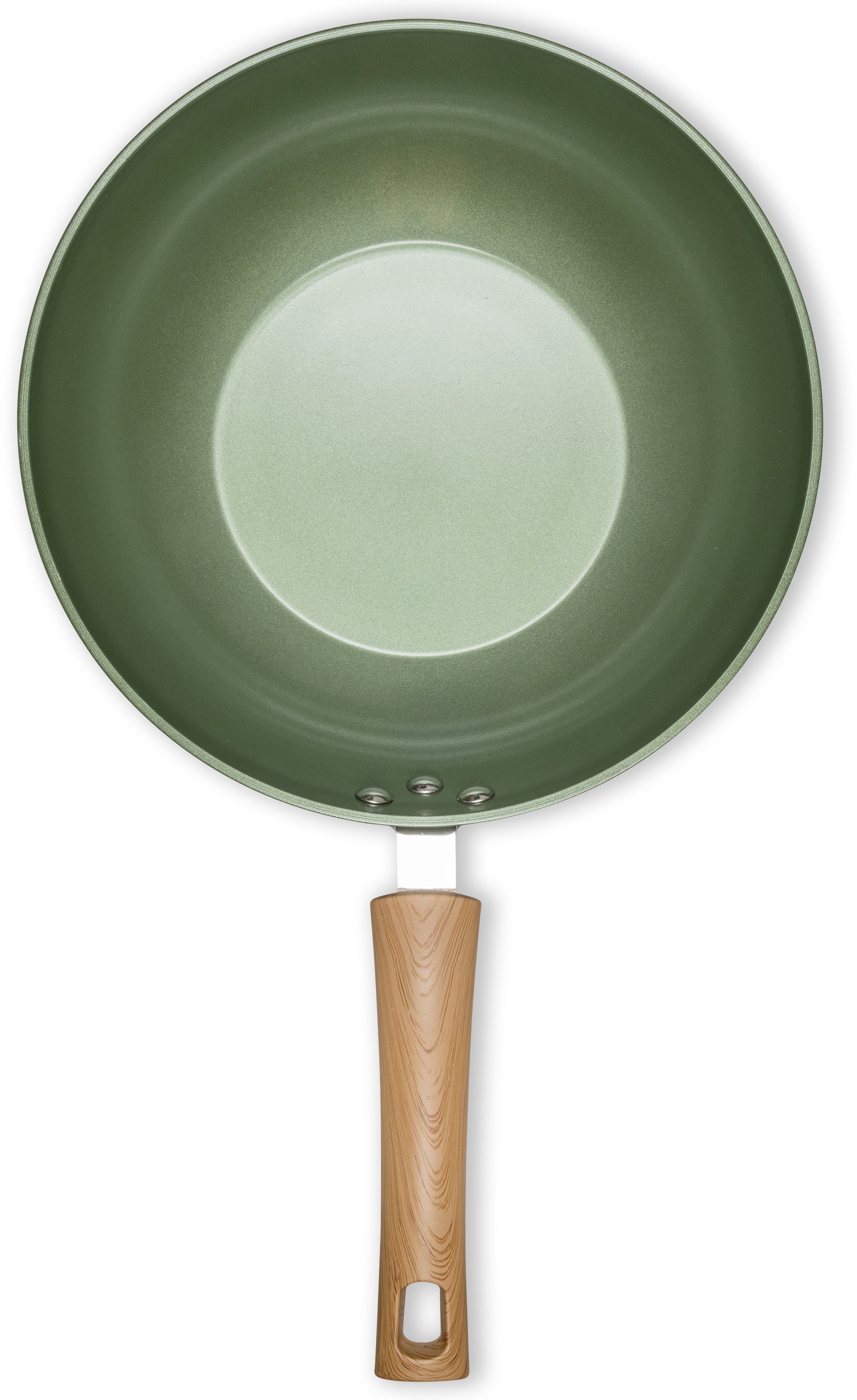 JUST VEGAN Wok »CeraVegan« Aluminium 1 Stk. tlg. Pflanzliche Keramikbeschic günstig online kaufen