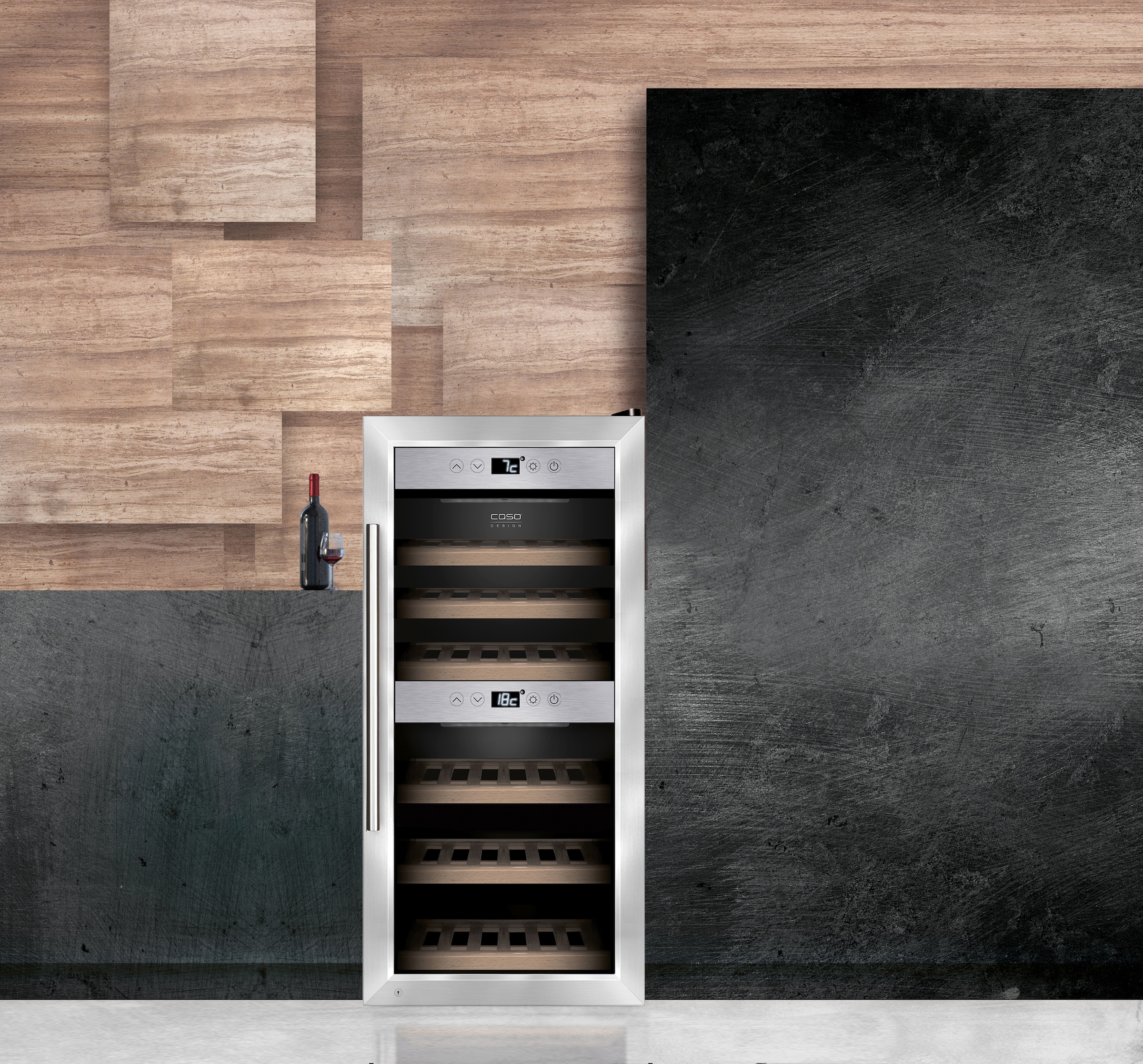 Caso Weinkühlschrank »719, WineComfort 240 Smart« für 24 Stk. Standardflaschen á 075l
