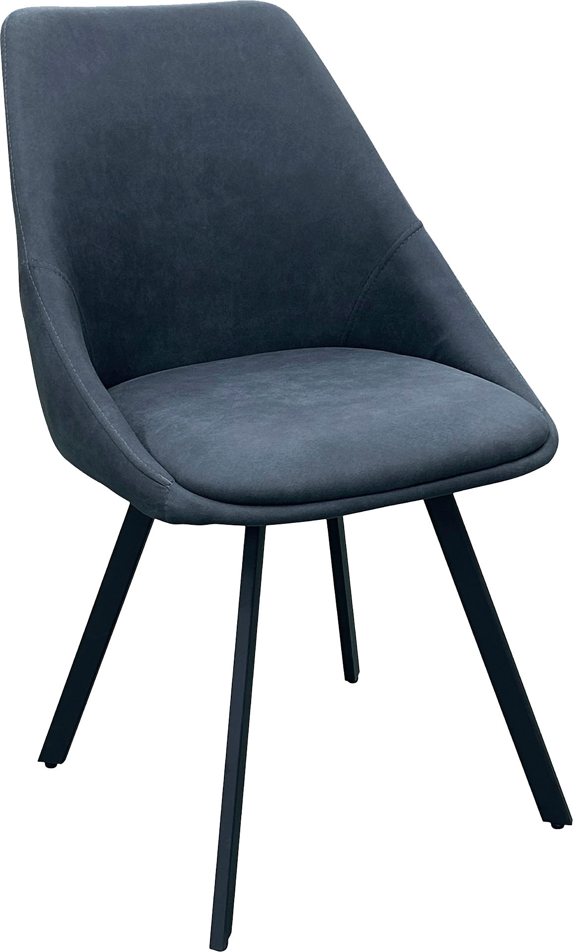 byLIVING Esszimmerstuhl »Jasper (2er-Set)«, (Set), Sitzschale 360°drehbar, Metall schwarz, Küchenstuhl, diverse Bezüge