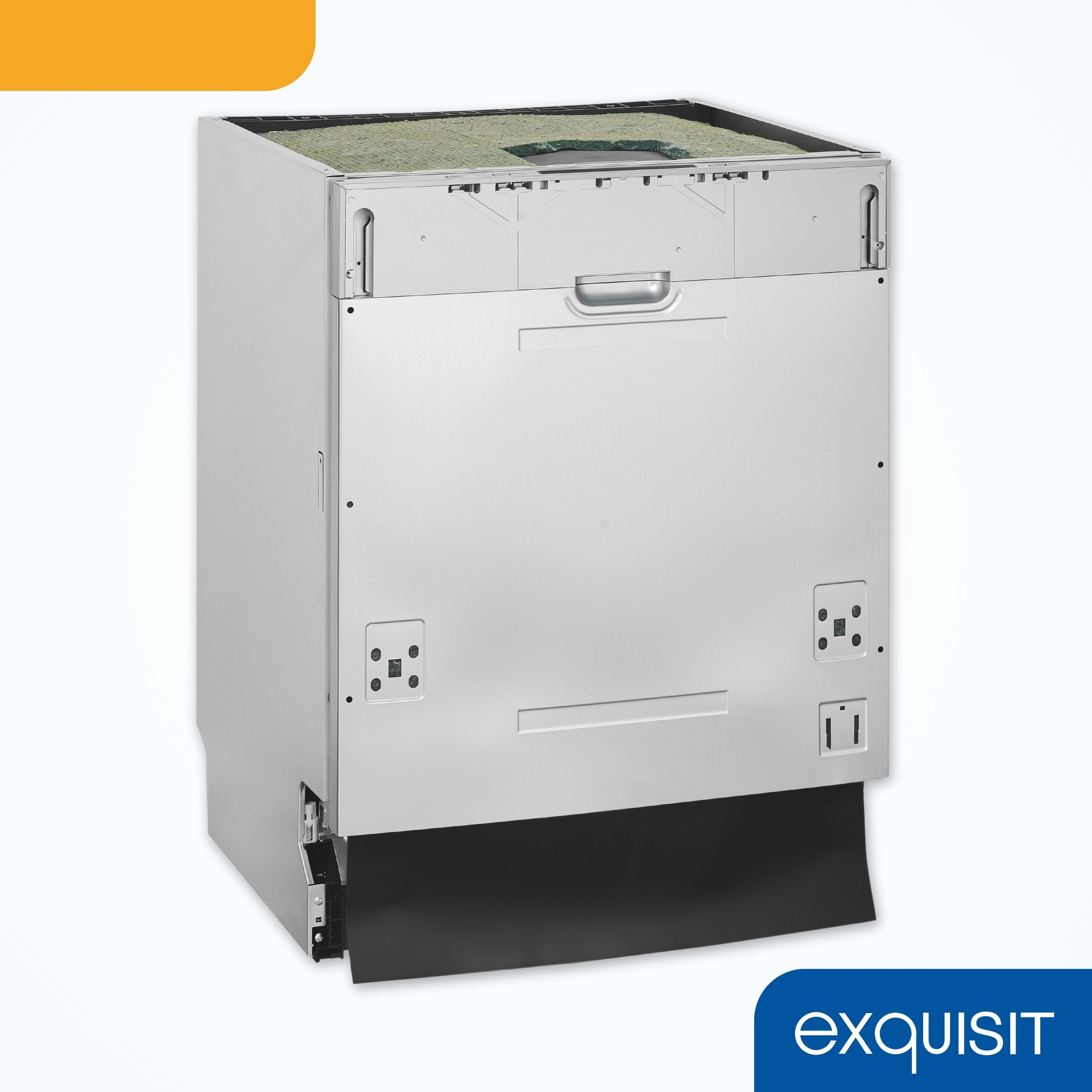 exquisit vollintegrierbarer Geschirrspüler 9614 »EGSP9614-E-031B« 9,8 l 14 tlg. Maßgedecke AquaStop-Vollwasserschutz schützt vollständig vor Wasserschäden