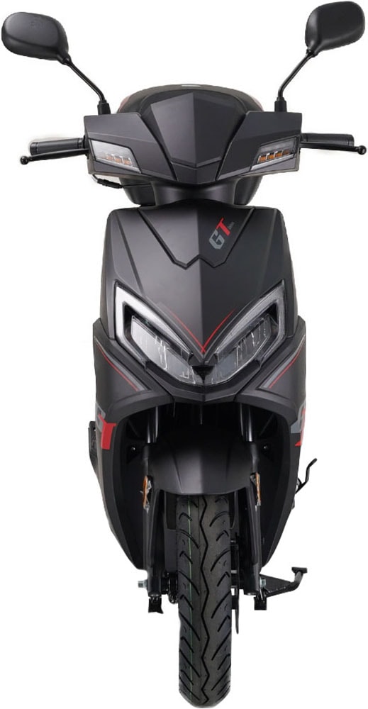 GT UNION Motorroller »Sonic X 45«, 49,6 cm³, 45 km/h, Euro 5, 3 PS, (Komplett-Set, 2 tlg.), Luftgekühlter Motor